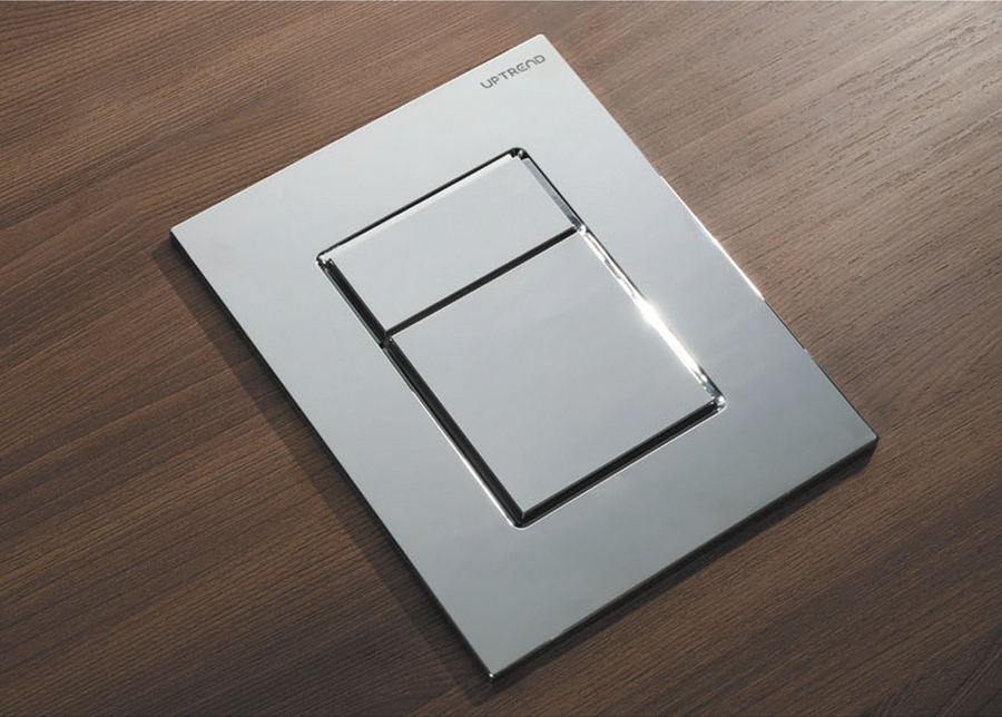 Панель смыва пневматическая KOER KT-0607-01 (хром) - Изображение №5