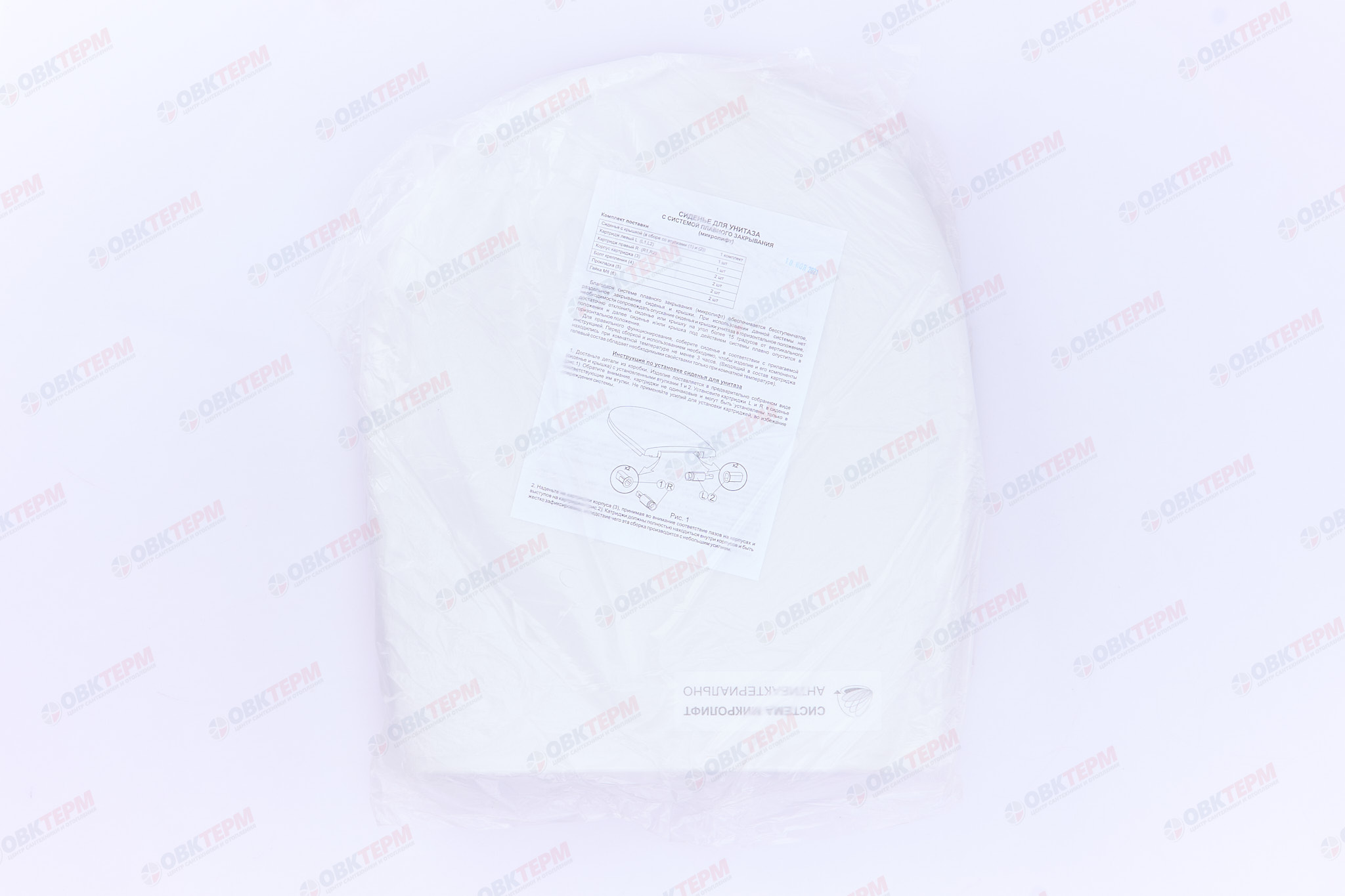 Сиденье для унитаза ROSA УЮТ микролифт SC - миниатюра №2