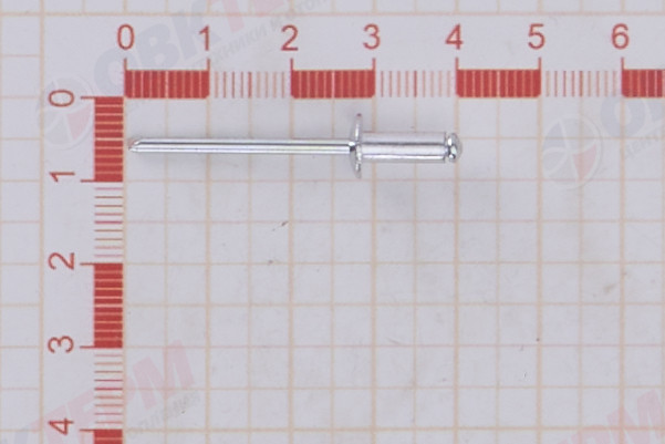 Заклепки алюминиевые 4,0*10 мм 50 шт/уп. P.I.T. - Изображение №5