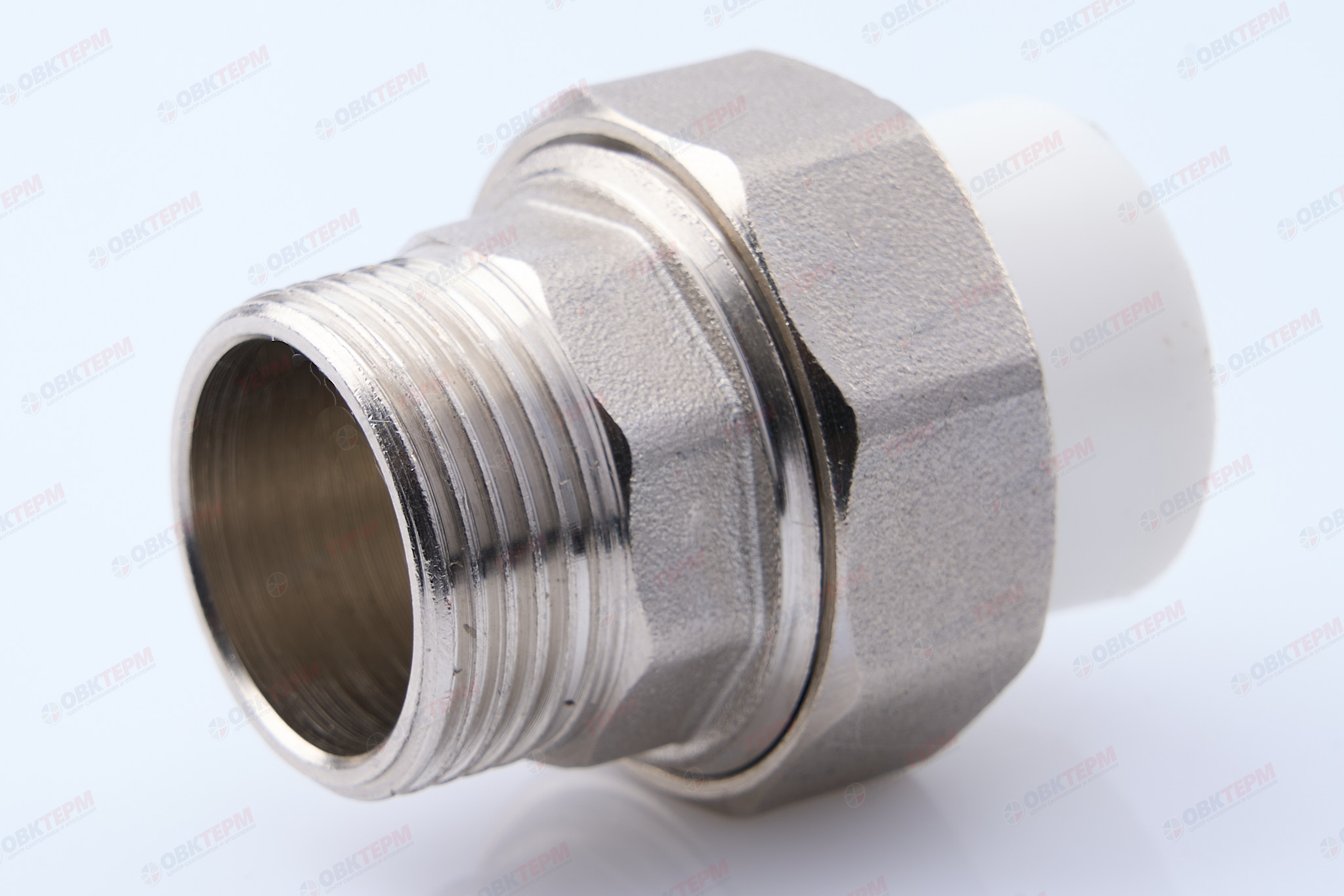 Разборное соединение   20  *  3/4"  Н   БЕЛАЯ          (PRO AQUA)    (60/10) - Изображение №1