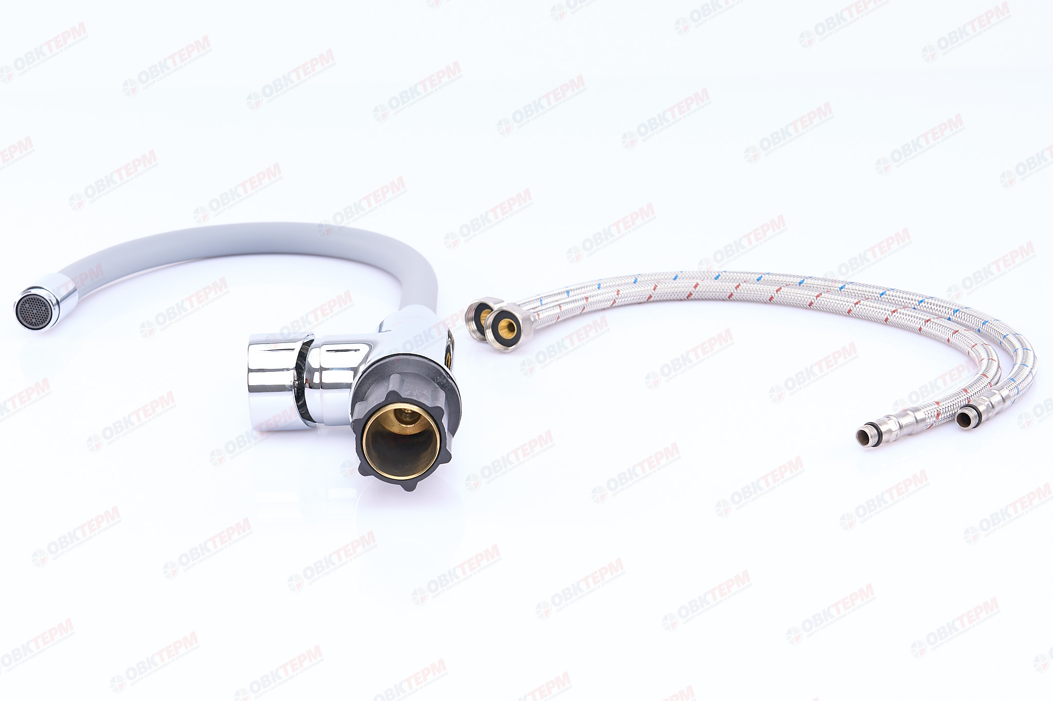 Смеситель д/кухни REFLECTOR ZERIX FADE-011 GRAY (LR4898-9) (серый) (10 шт/ящ) - миниатюра №4