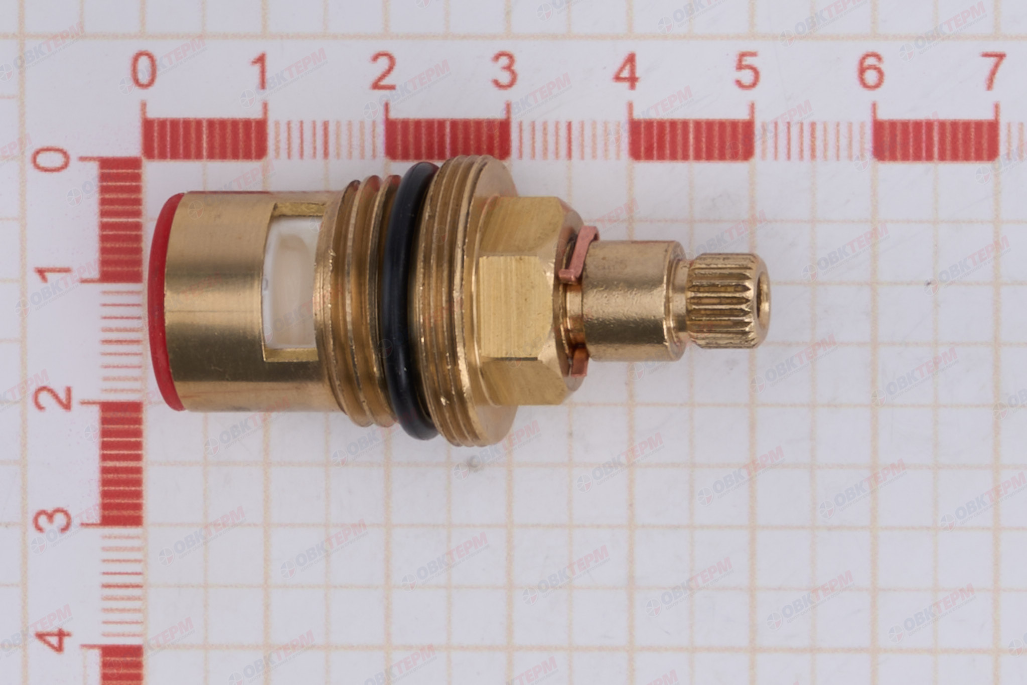 Кран-букса - EUROPRODUCT KB-003-CER 1/2" /24 шлица /180° (ZERIX, ZEGOR)  (300 шт/ящ) - миниатюра №7