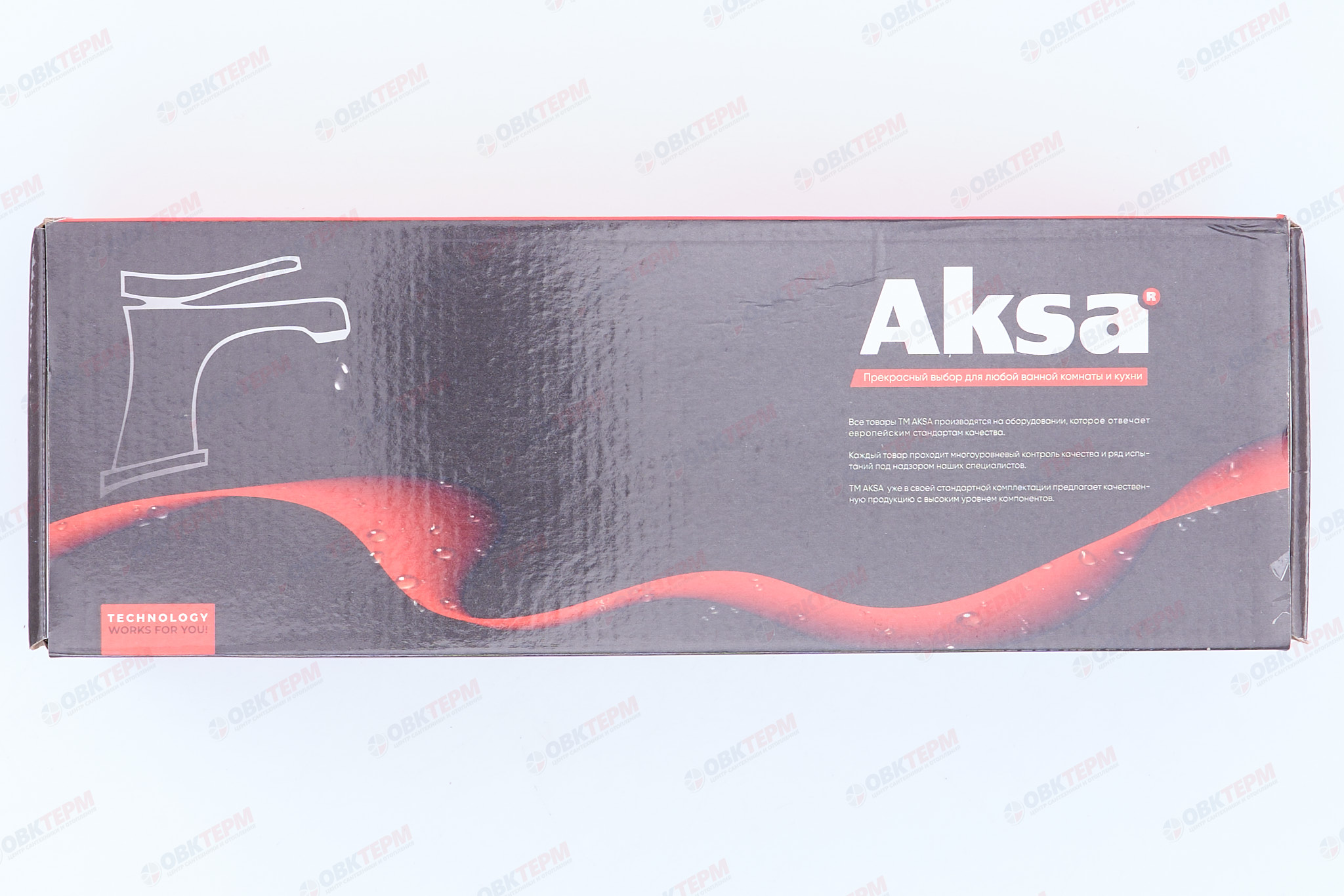 Смеситель д/ванны AKSA SID-07-07 Ø40  (10 шт/ящ) - миниатюра №6