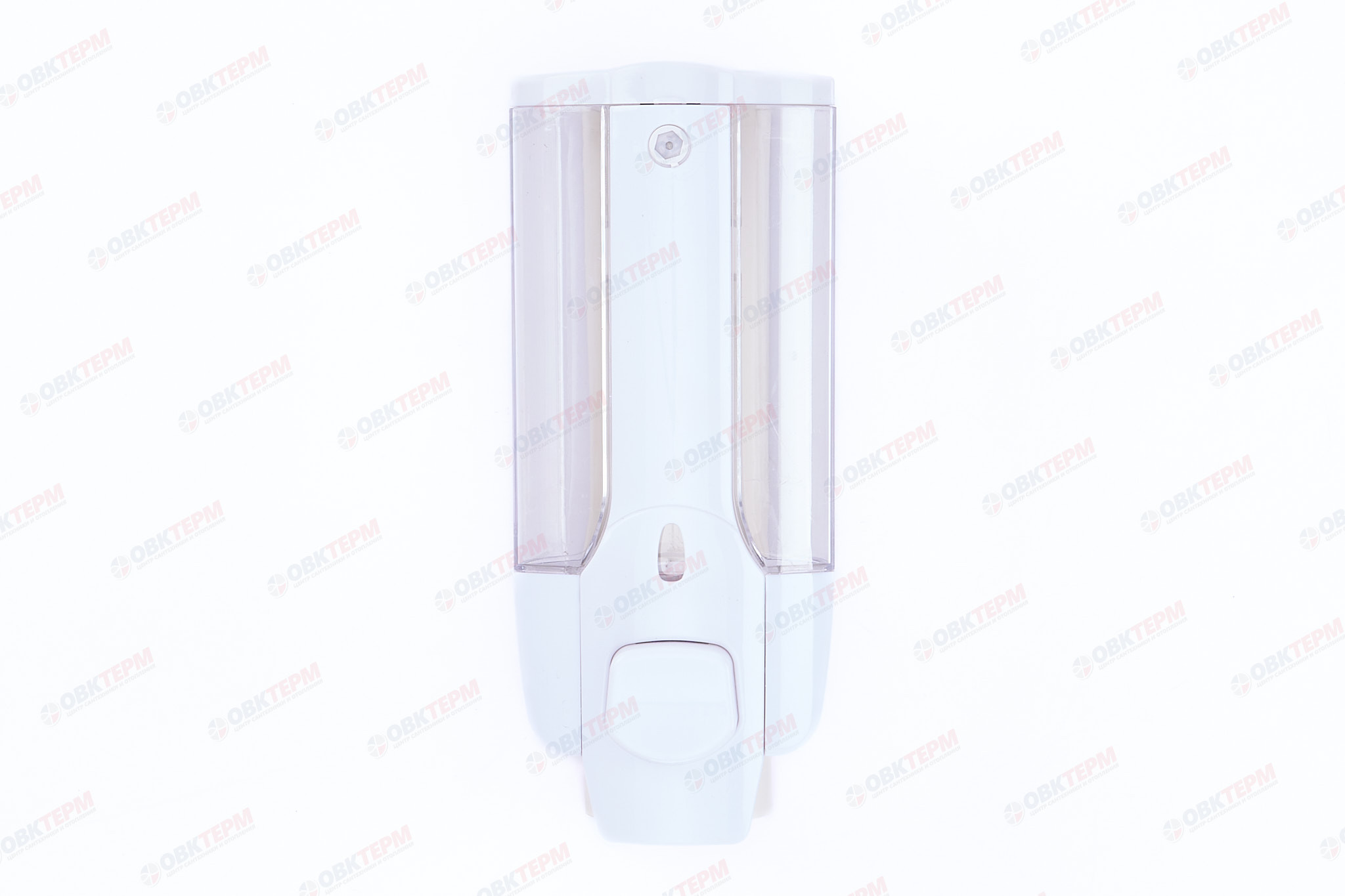 Дозатор жидкого мыла настенный (пластик, ,белый) 350 мл  ZERIX LR406 (Z-46)  (40 шт/ящ) - Изображение №3