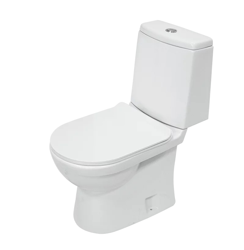 Унитаз-компакт SANITA LUX Next Slim S1, универ. выпуск, 2 реж., дюропласт, SC ( 343 x 650 x 770) - Изображение №1