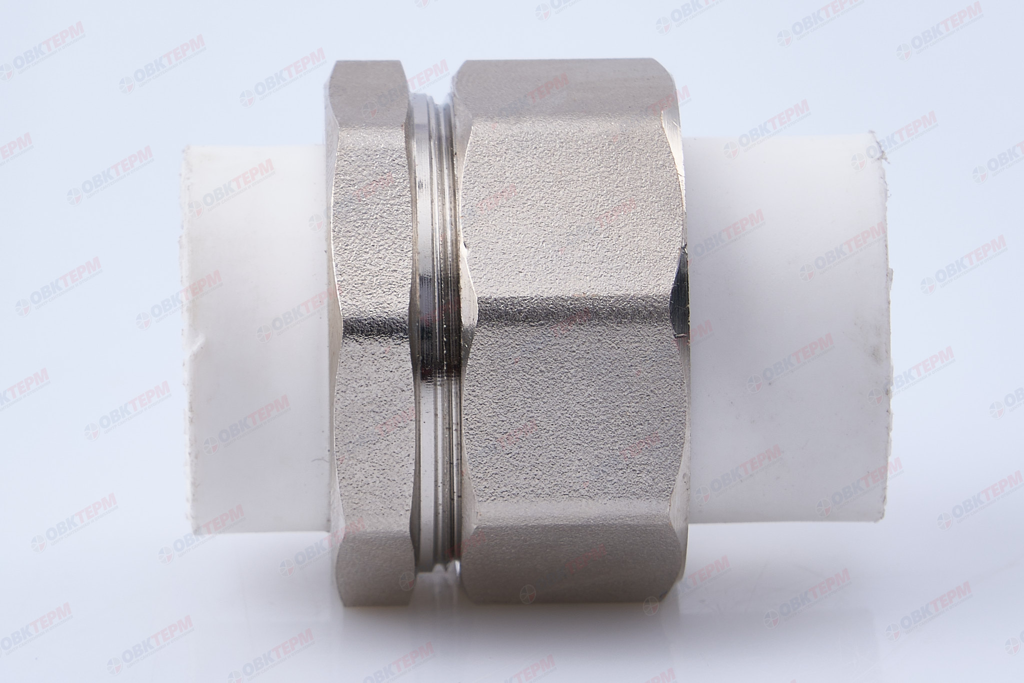 Разборное  соединение 20  труба-труба ВВ   (белый)   (120/10)  (TIM) - Изображение №4