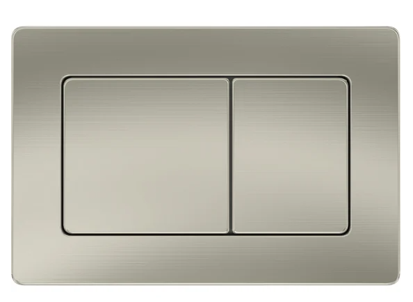 Панель смыва Teymi Aina, двойной смыв, нержавеющая сталь, матовый - Изображение №1