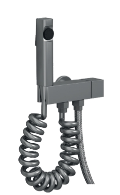 Смеситель с гигиеническим душем CHAMPION PHL-333 GRAPHITE (20 шт/ящ) (Цвет графит) - Изображение №1