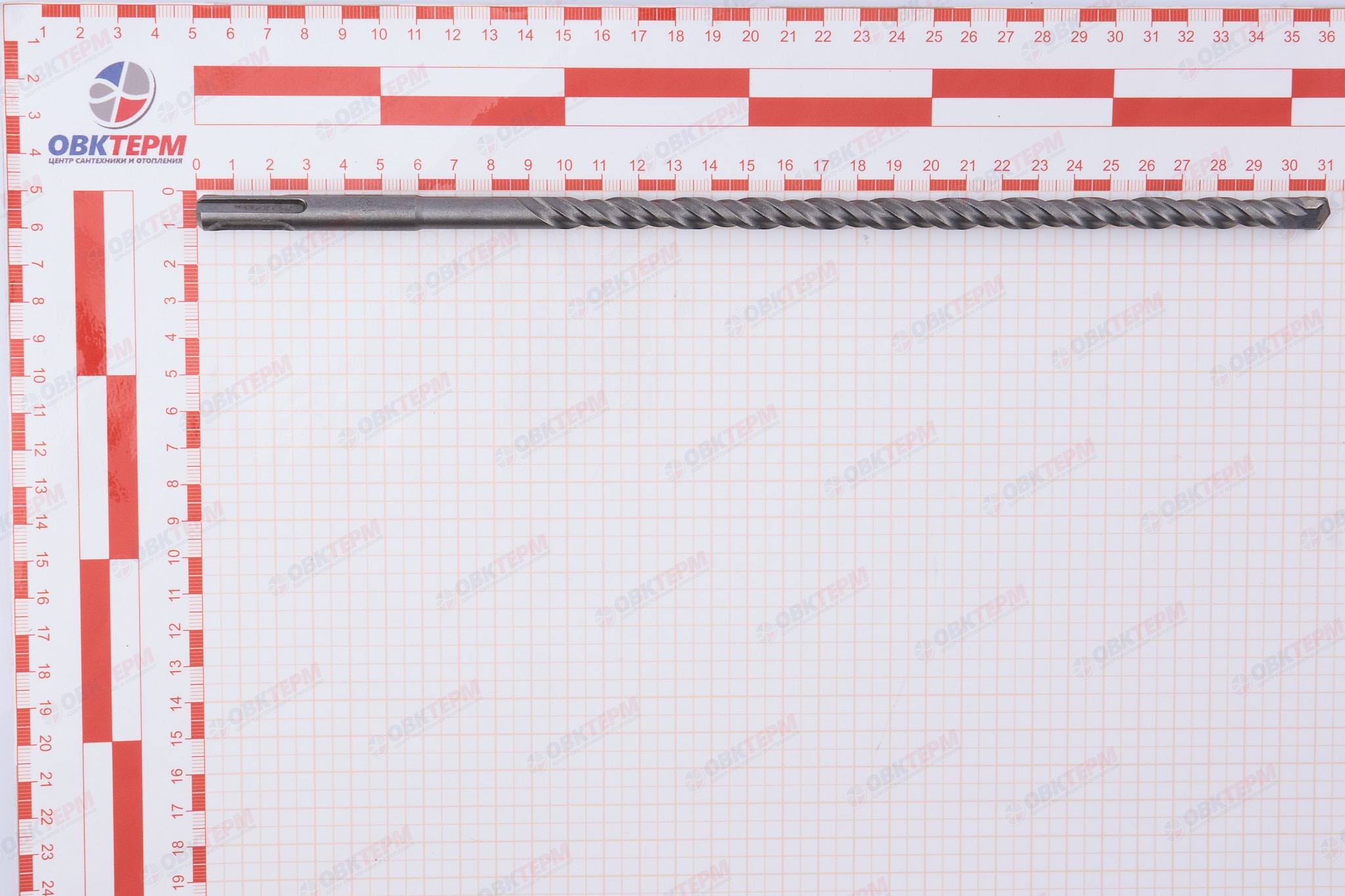 Бур по бетону SDS+ 10*310 мм с двойной спиралью InWork - Изображение №5