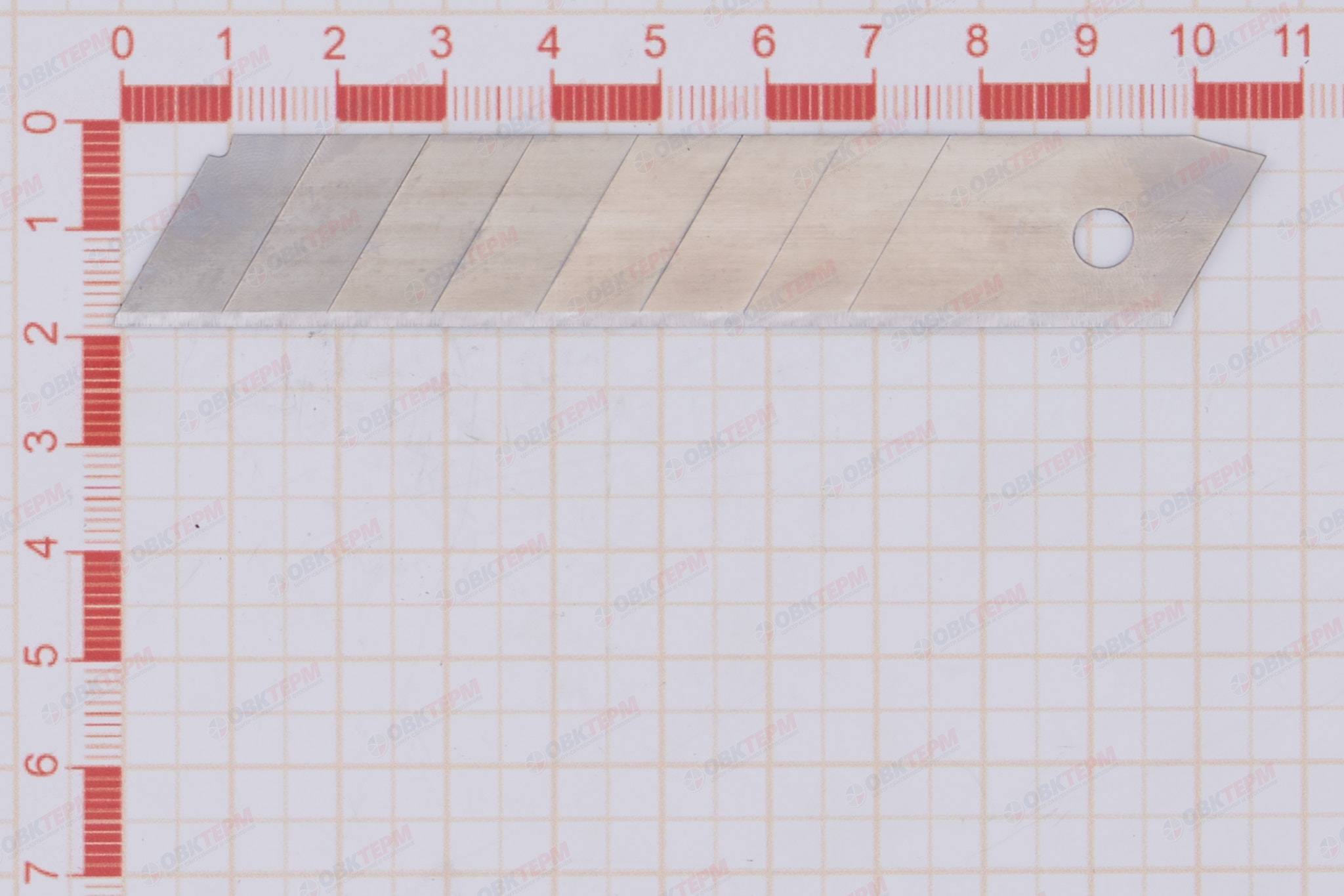 Лезвия запасные к ножам 18*100 мм, 5 полотен, сегментированные Bartex - Изображение №5