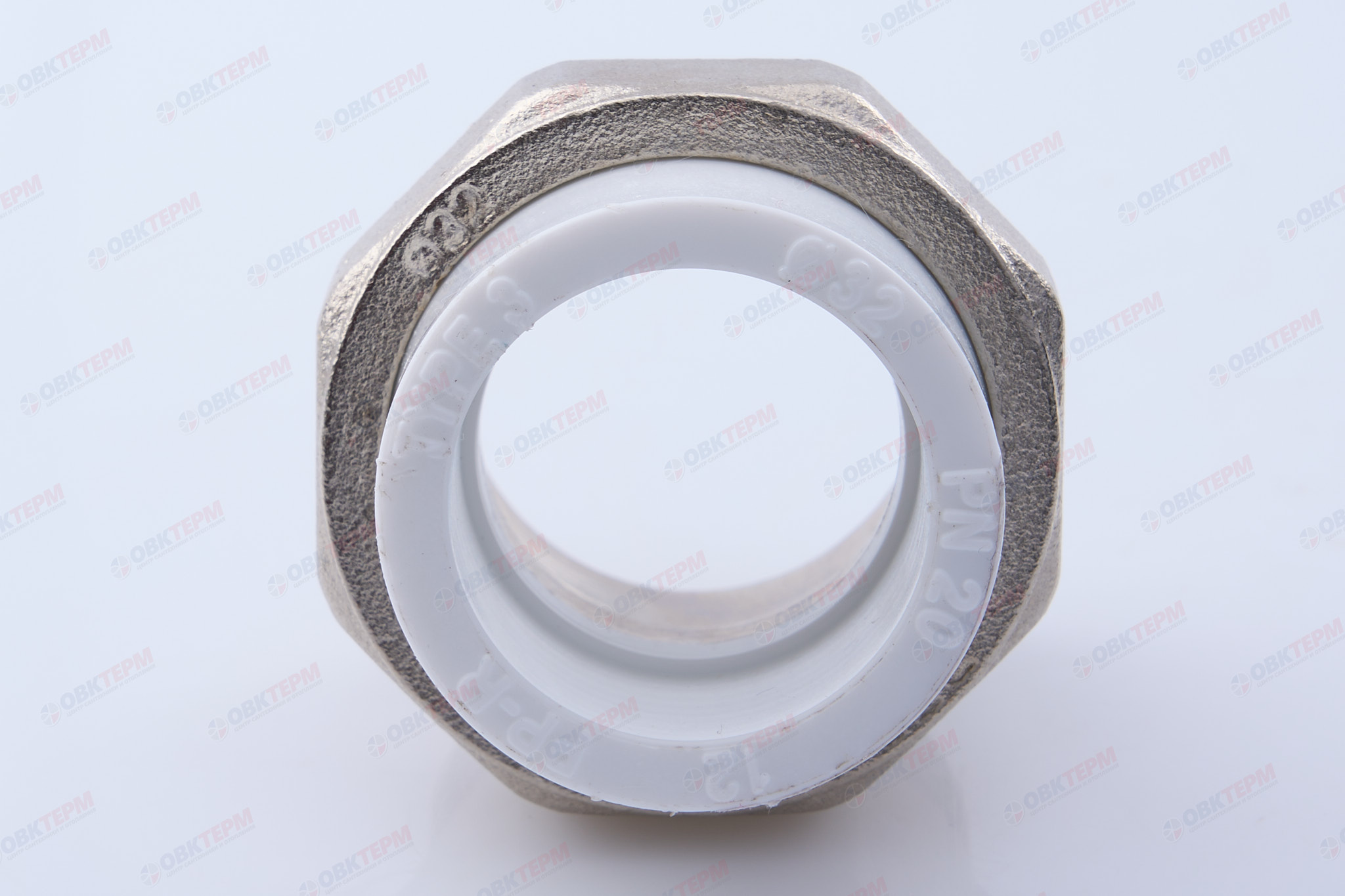 Разборное соединение   32 *1 1/4"  Н    БЕЛОЕ PP-R    (RTP)    (70/10) - миниатюра №5