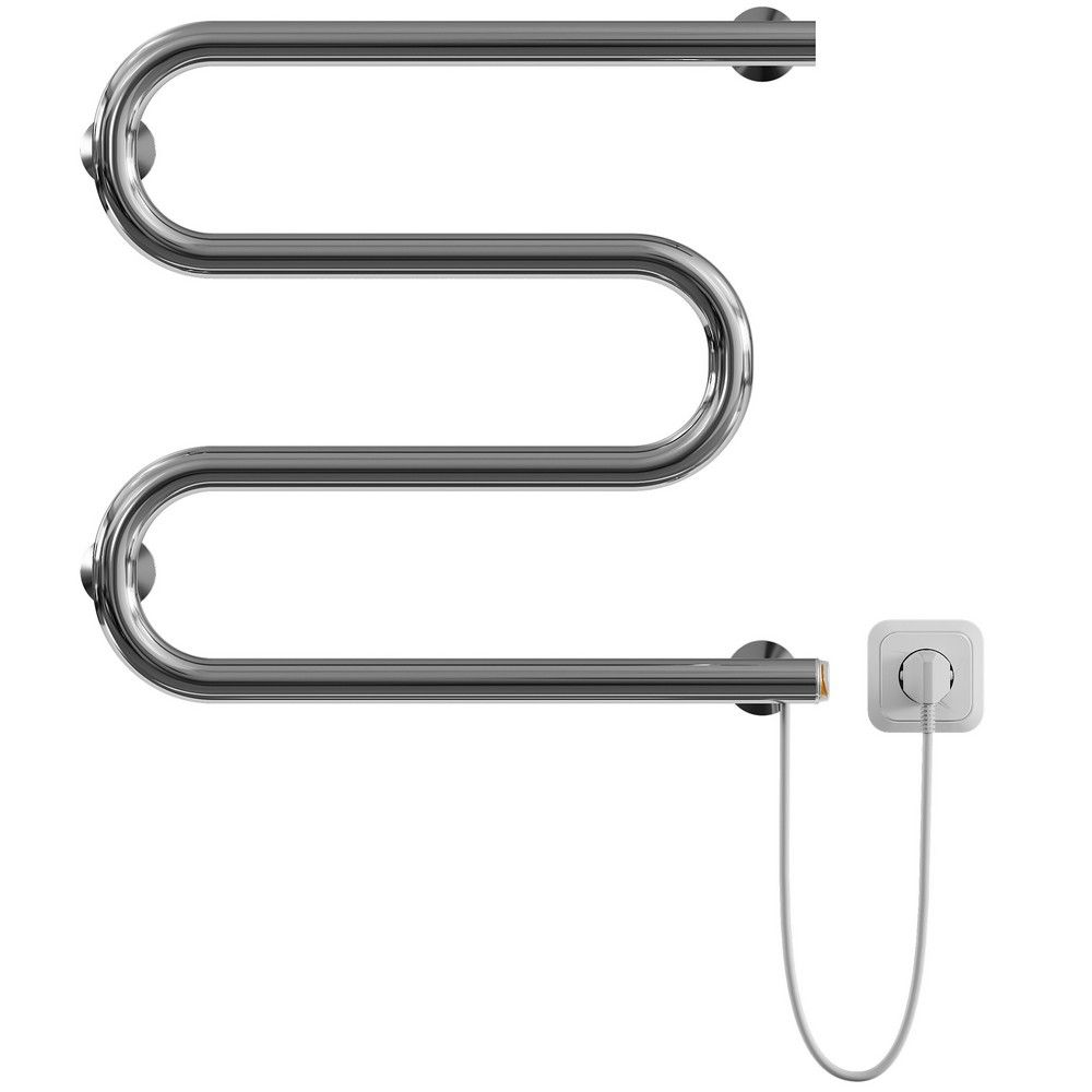 Электрический  полотенцесушитель НЕРЖ "М- "3/4"   50/50 правый  ARIN BERD - Изображение №1