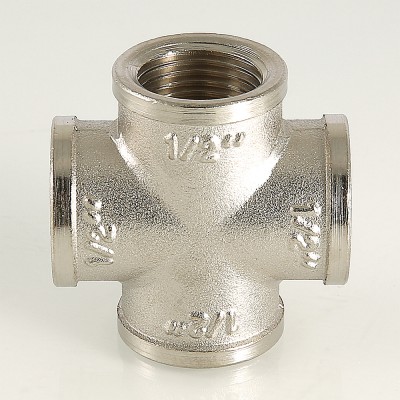 Крестовина     1/2"   никель    Valtec     (10уп/80ящ) - Изображение №3