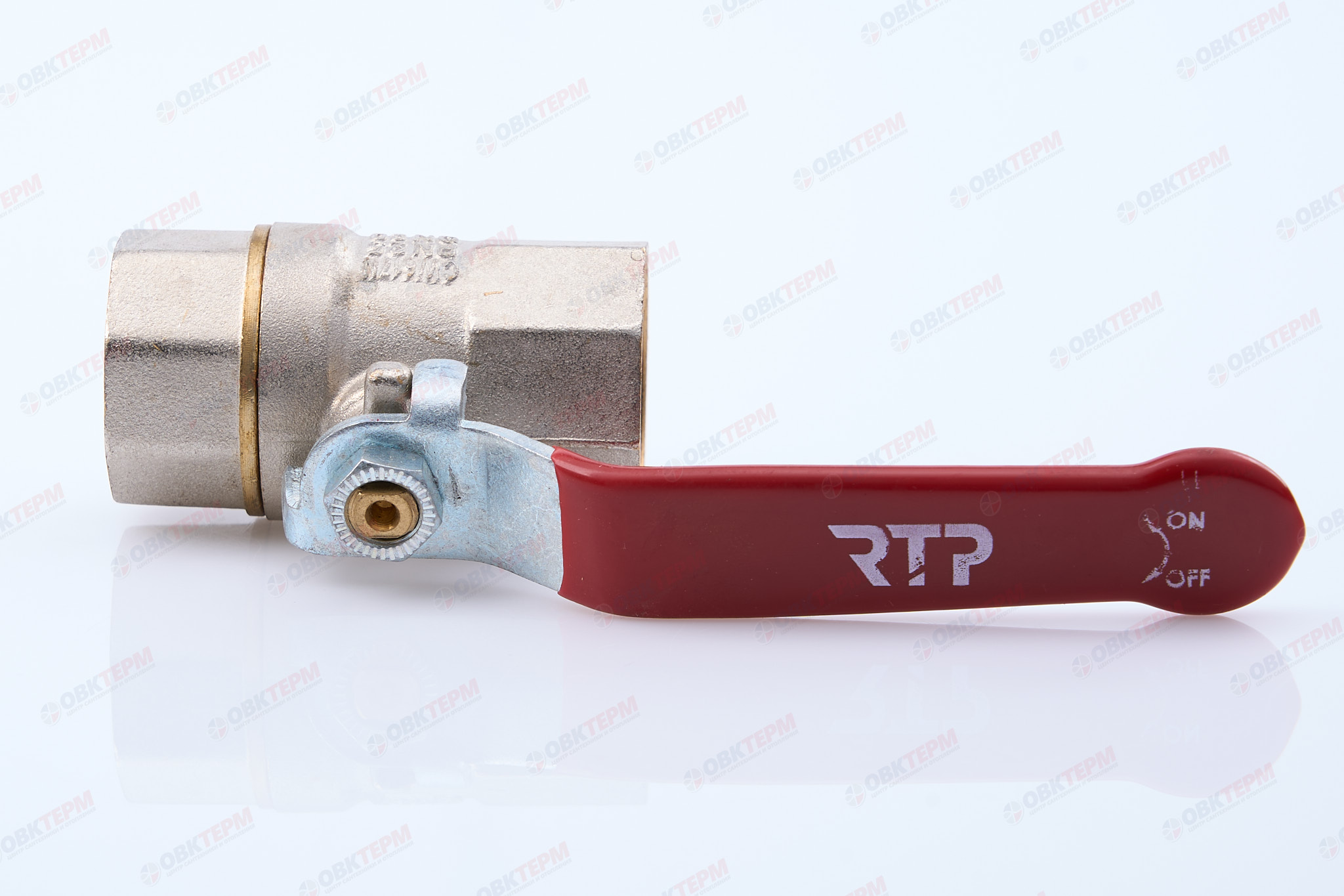 Кран  шаровый  RTP PN 25   3/4" ВВ ручка   (60/10) - миниатюра №6