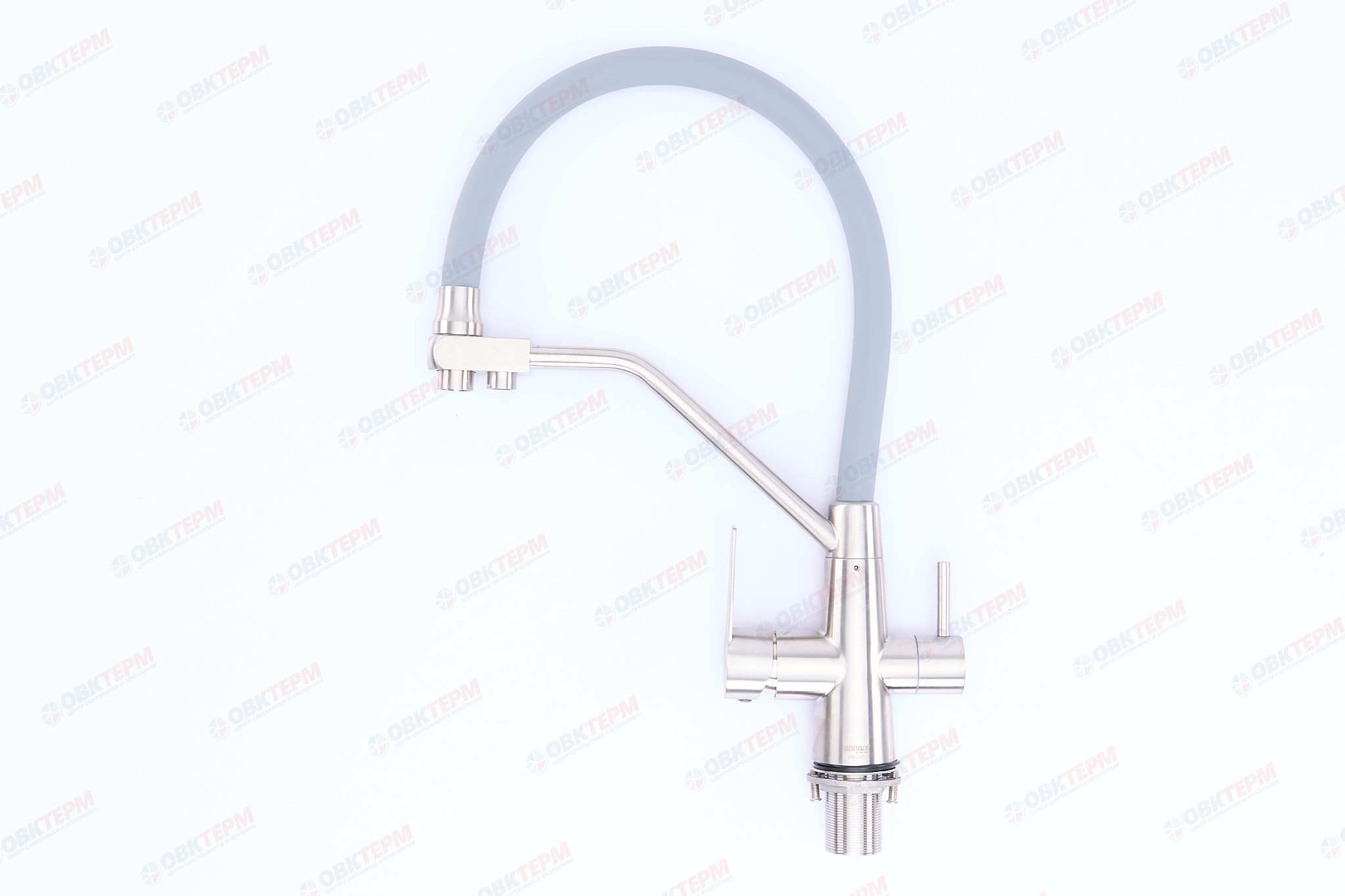 Смеситель д/кухни под ФИЛЬТР MIXXUS FUL-021 REFL.GREY нерж/сталь(10 шт/ящ) - Изображение №2