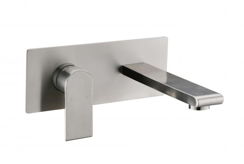 Смеситель д/ванны нерж/сталь GAPPO - G1099-21   (катридж 35мм, ВРЕЗНОЙ) - Изображение №1