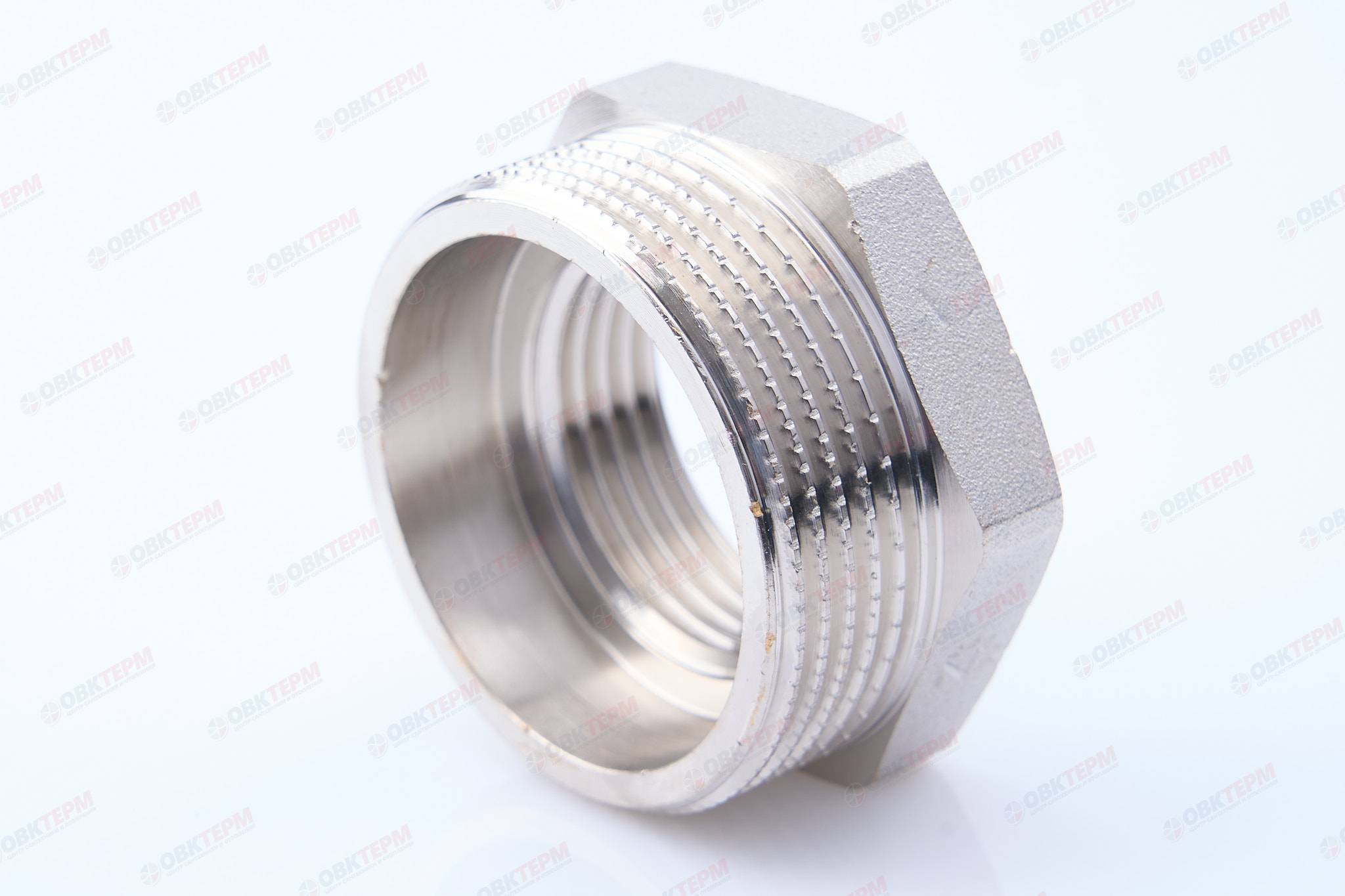 Футорка 1 1/2" -  1"   Никель ZEISSLER                   (65/5) - Изображение №1