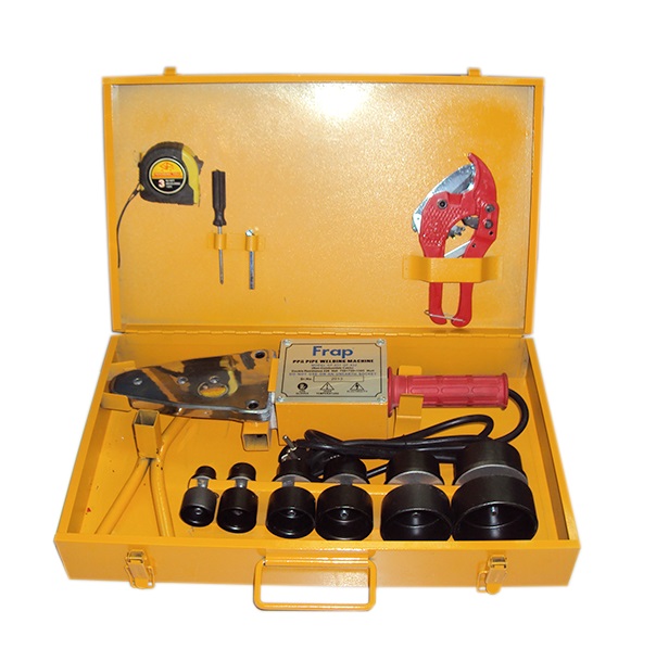 Паяльник FRAP  1500W  насадки 20-63  F823   (4 шт)   метал кейс - Изображение №1