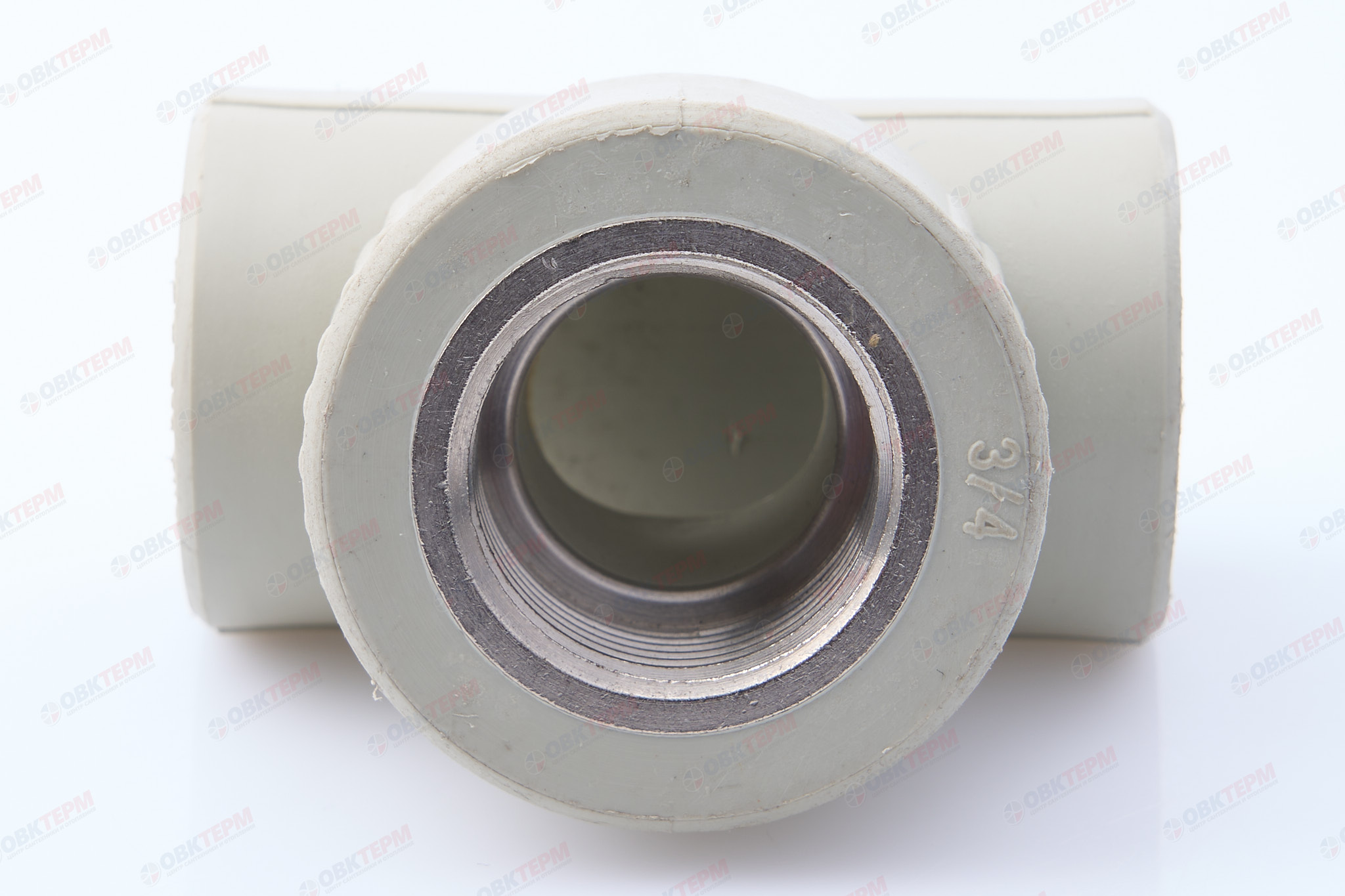 Тройник с МРВ 25 * 3/4" * 25     (PP-R СЕРЫЙ  РОССИЯ)         (140 шт) - Изображение №4