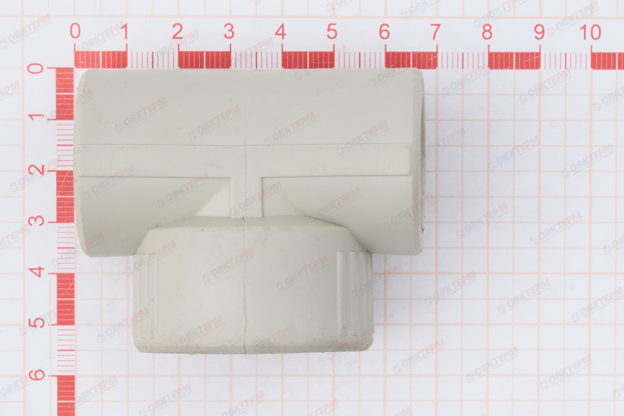 Тройник с МРВ 25 * 3/4" * 25     (PP-R СЕРЫЙ  РОССИЯ)         (140 шт) - Изображение №5