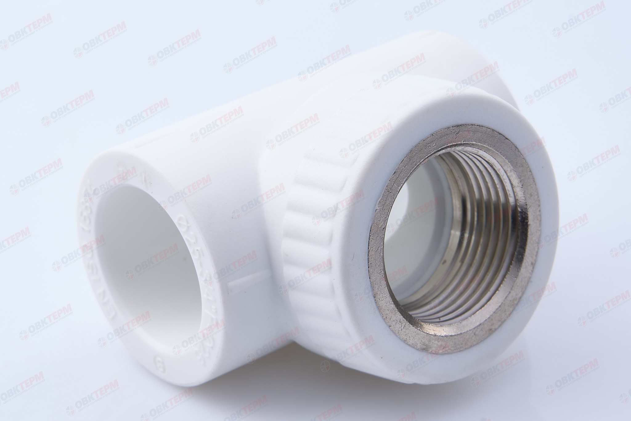 Тройник с МРВ 20 * 3/4" * 20     (PP-R СЕРЫЙ  РОССИЯ)         (120/10) - Изображение №1