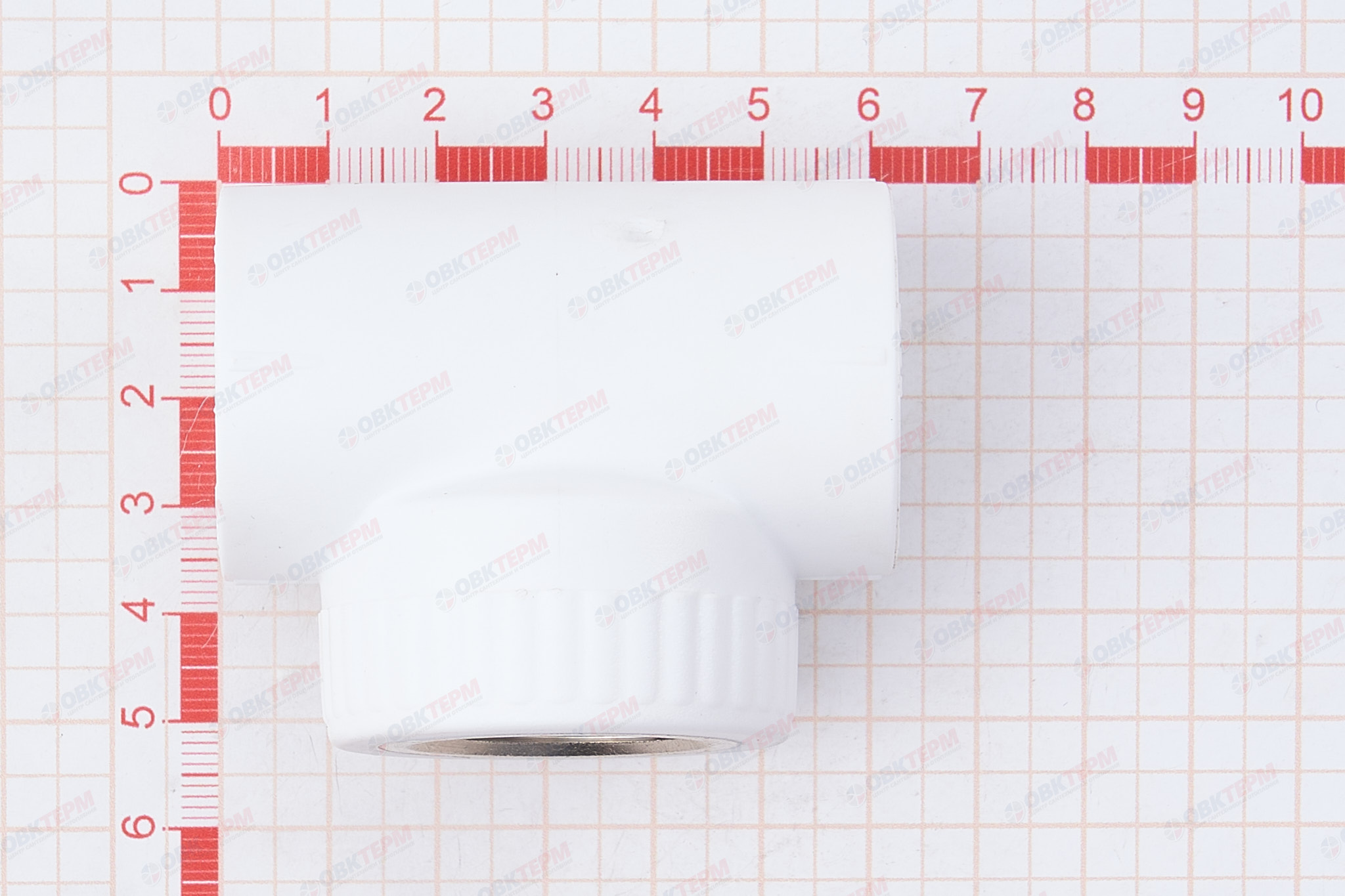 Тройник с МРВ 20 * 3/4" * 20     (PP-R СЕРЫЙ  РОССИЯ)         (120/10) - Изображение №5