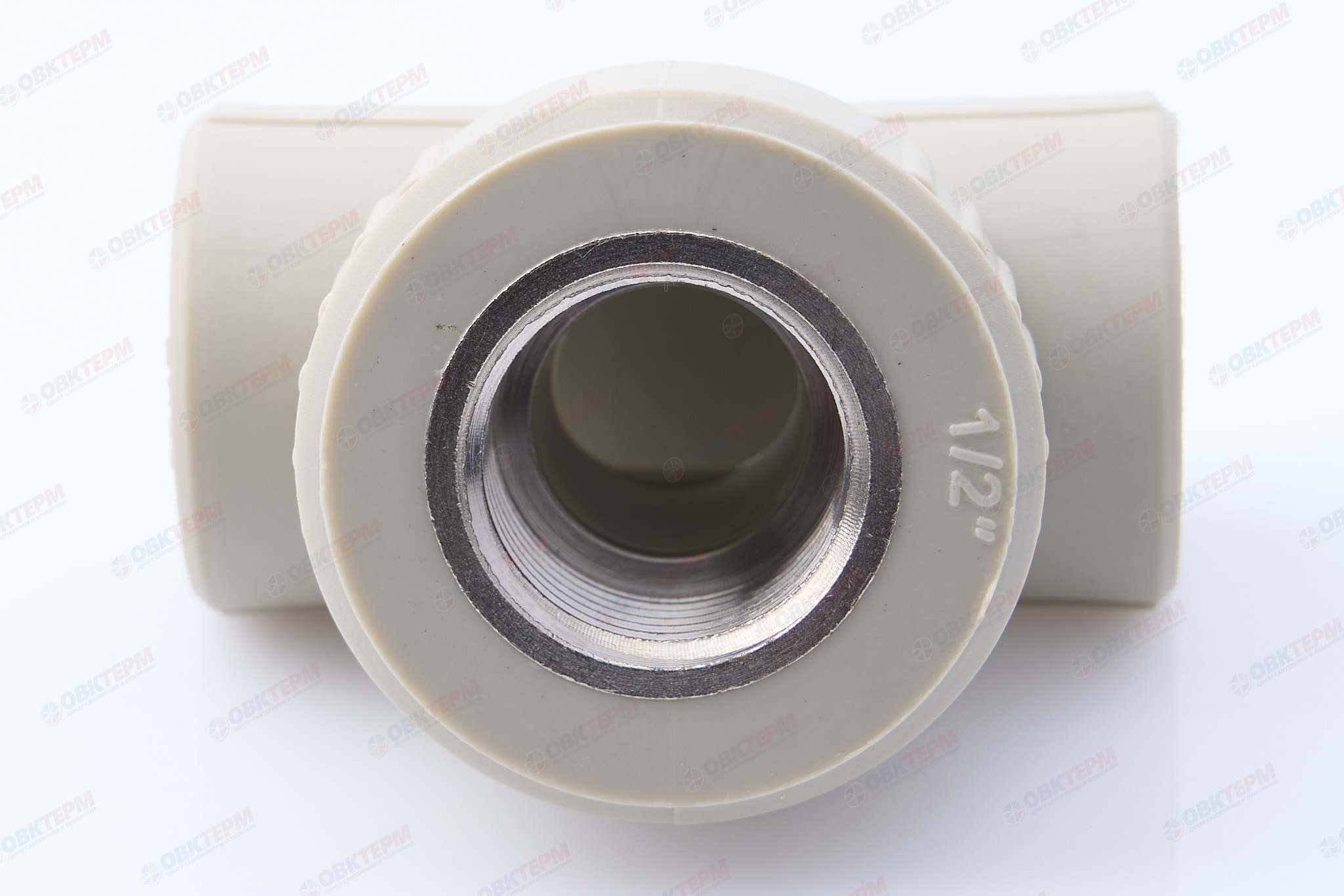 Тройник с МРВ 20 * 1/2" * 20     (PP-R СЕРЫЙ  РОССИЯ)      (220/20) - Изображение №4