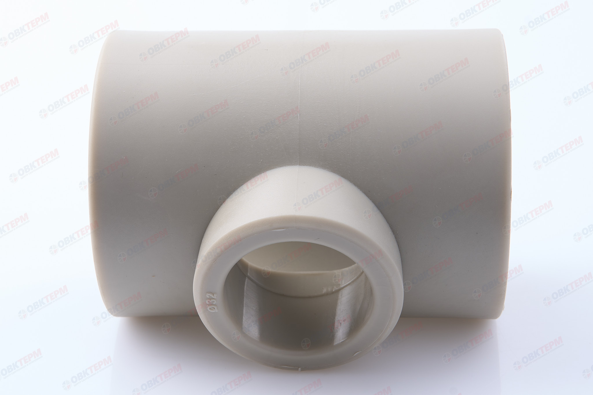 Тройник  50*32*50    СЕРЫЙ PP-R    (RTP)    (48/6) - Изображение №3