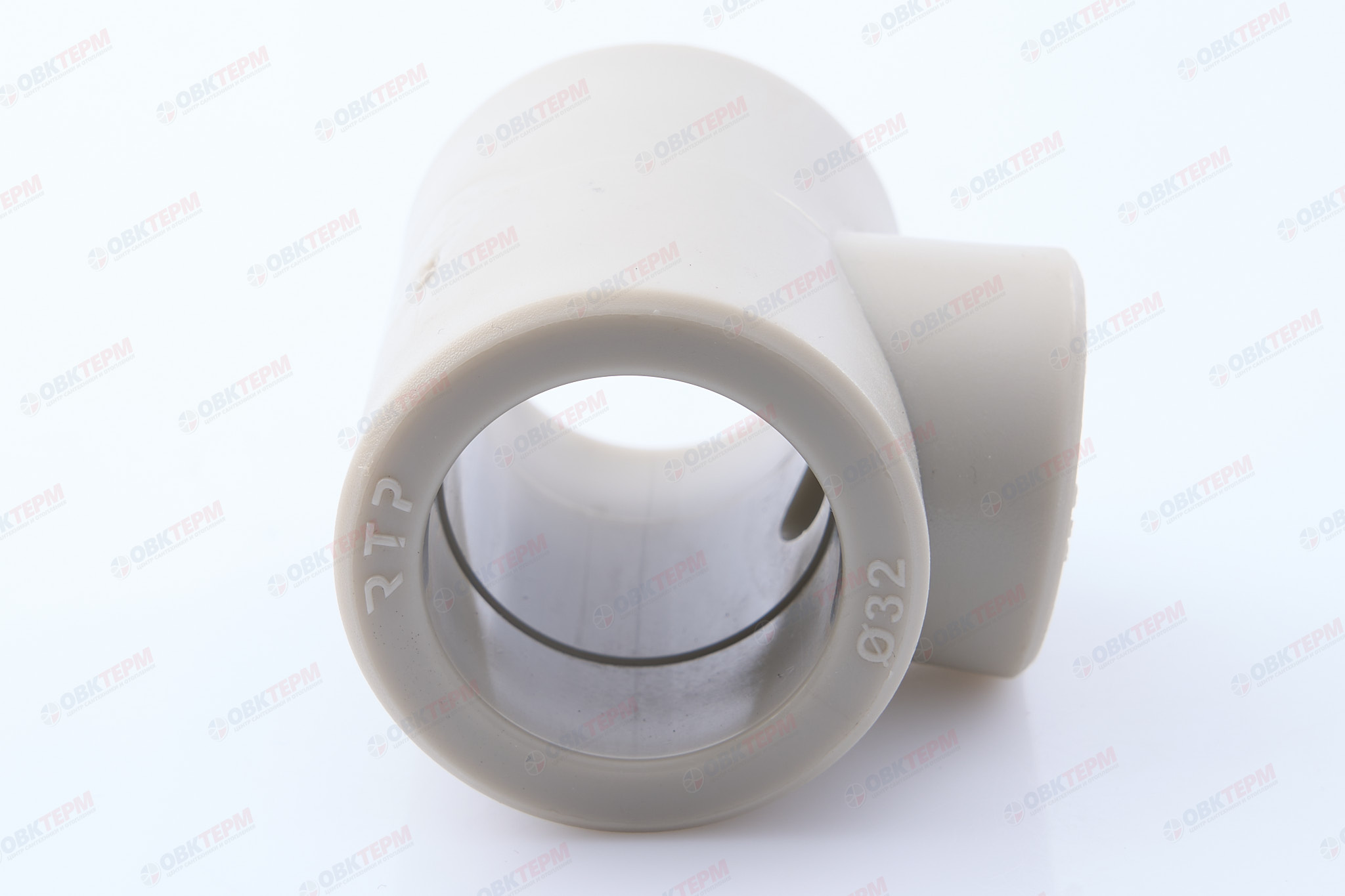 Тройник  32*20*32    СЕРЫЙ PP-R    (RTP)    (105/15) - Изображение №3