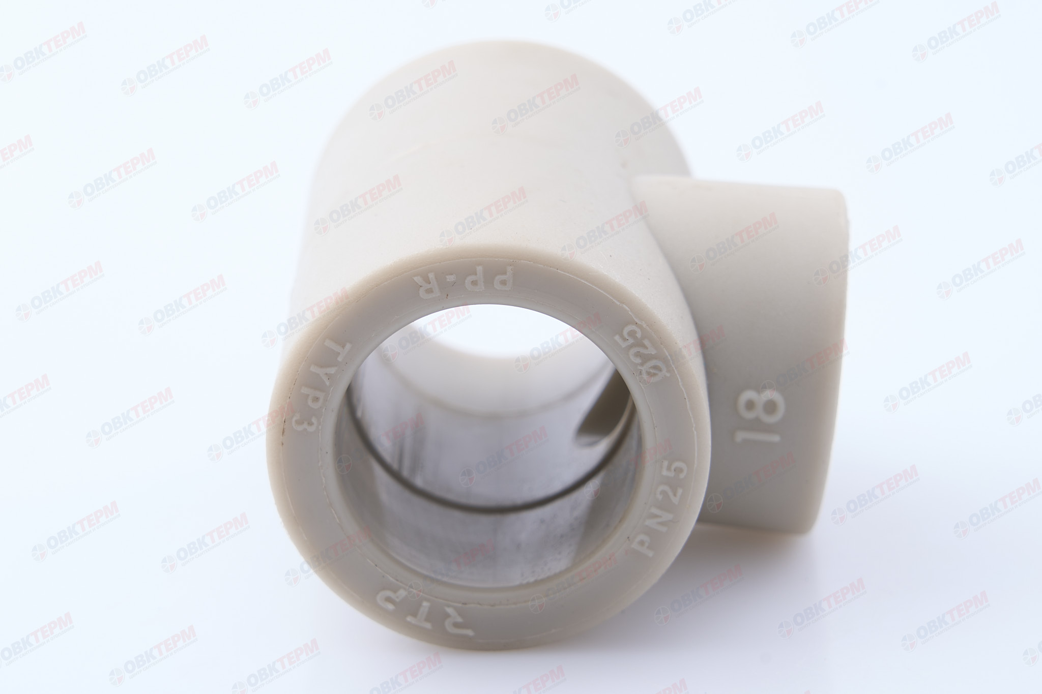 Тройник  25*20*25    СЕРЫЙ PP-R    (RTP)    (210/30) - Изображение №4