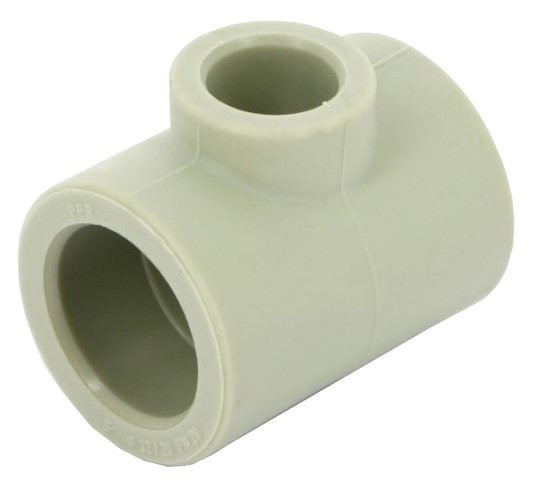 Тройник  25*20*25    СЕРЫЙ PP-R    (RTP)    (210/30) - Изображение №2