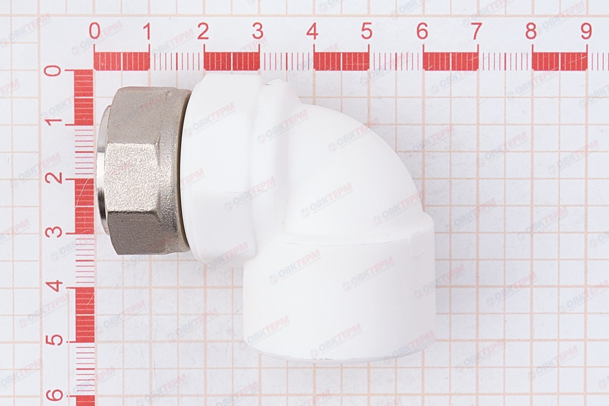 Угольник с накидной гайкой 25*3/4     (Valtec )   (10шт/200ящ) - миниатюра №9