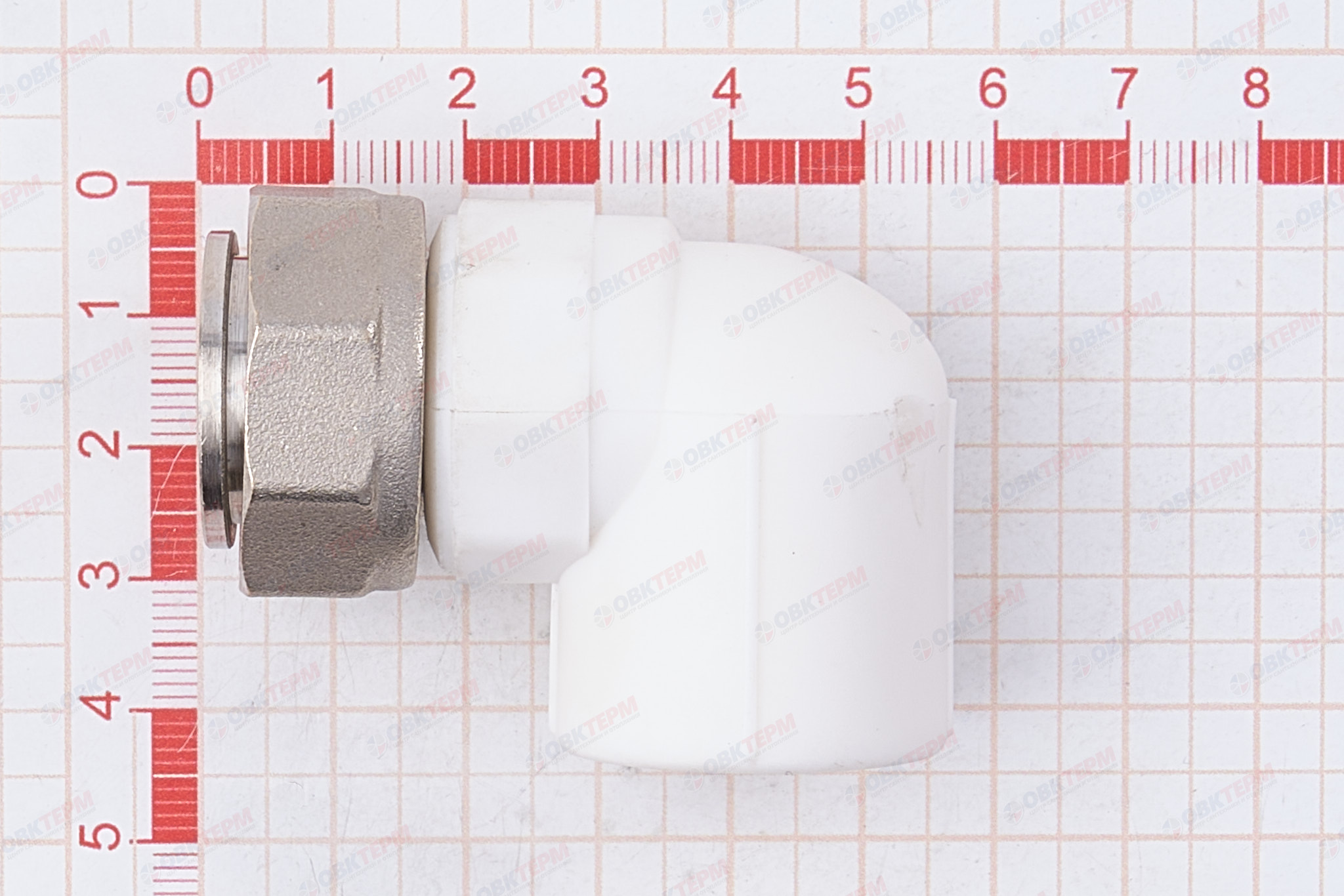 Угольник с накидной гайкой 20*3/4     (Valtec )   (10шт/150ящ) - миниатюра №10