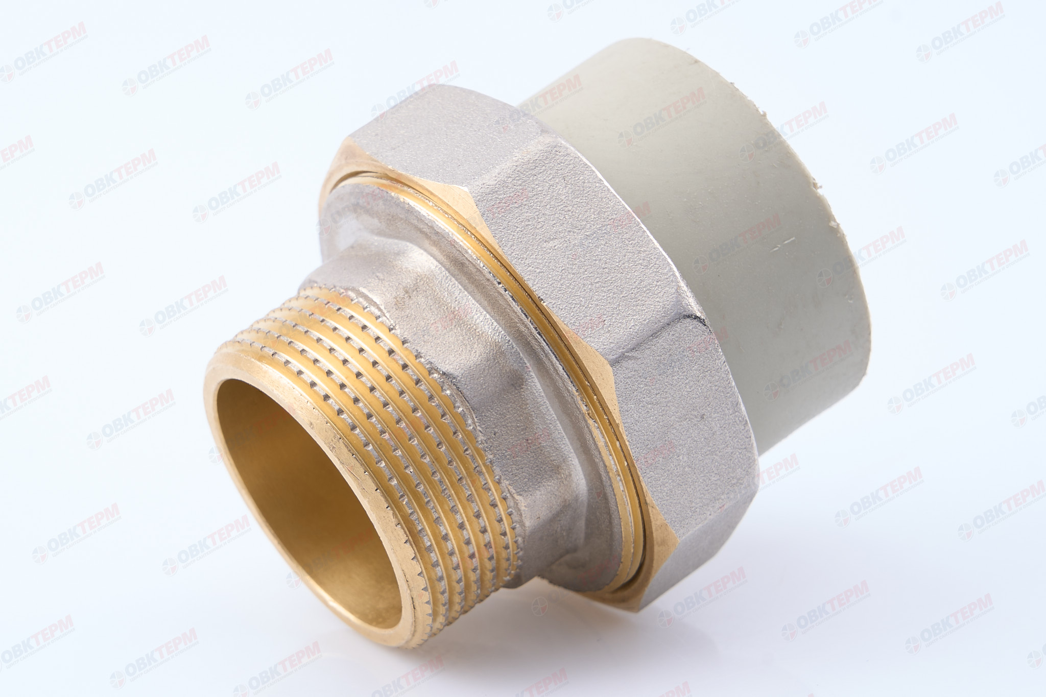 Разборное соединение  40 * 1 1/4" н        (VALFEX)  серый - изображение №1