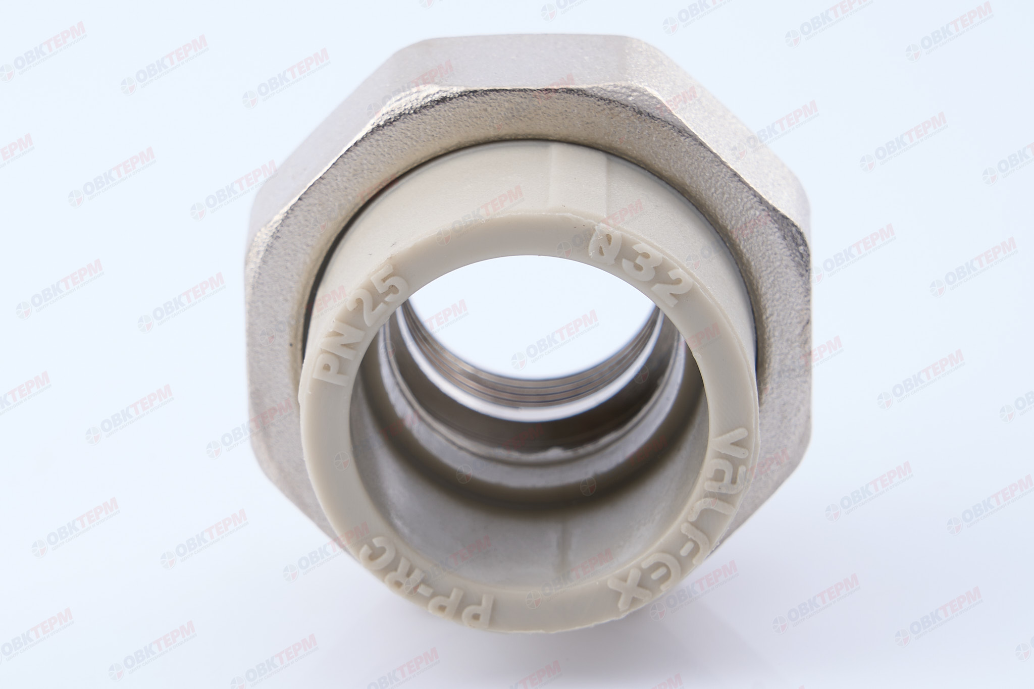 Разборное соединение   32 * 3/4" в            (VALFEX)  серый (80/20) - миниатюра №5