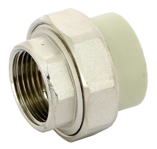Разборное соединение   25 * 1 в        (VALFEX)  серая  (100/25) - миниатюра №2