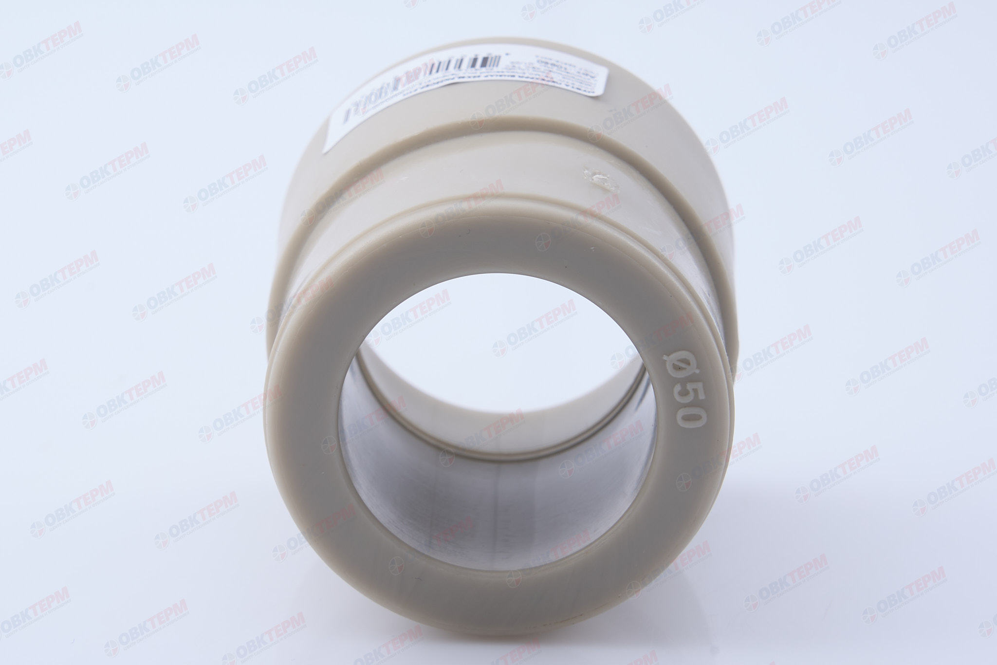 Муфта переход.  ВН  50*40   СЕРАЯ PP-R   (RTP)    (64/8) - Изображение №5
