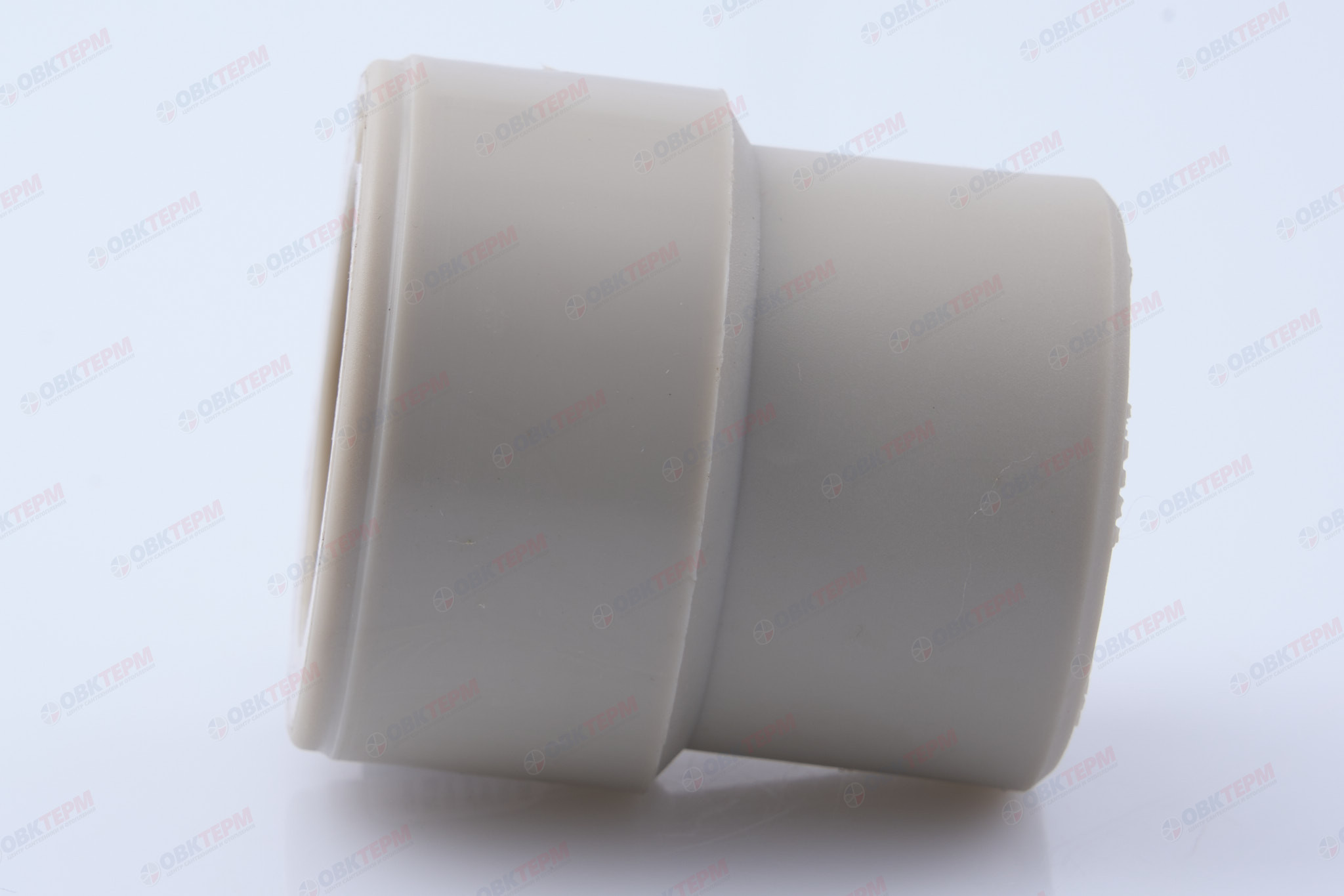 Муфта переход.  ВН  50*32   СЕРАЯ PP-R   (RTP)    (80/10) - миниатюра №3