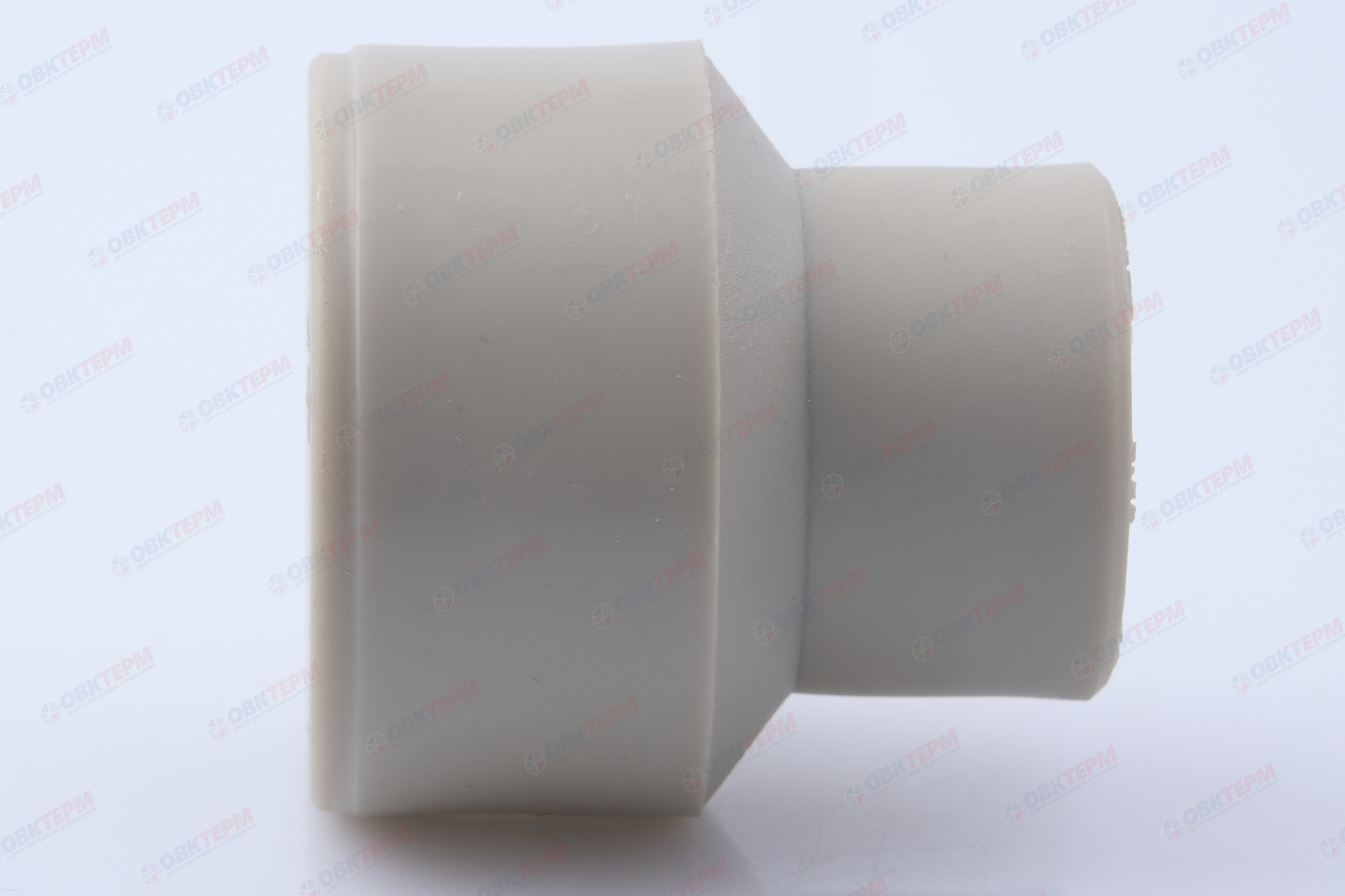 Муфта переход.  ВН  50*25   СЕРАЯ PP-R   (RTP)    (80/10) - миниатюра №3