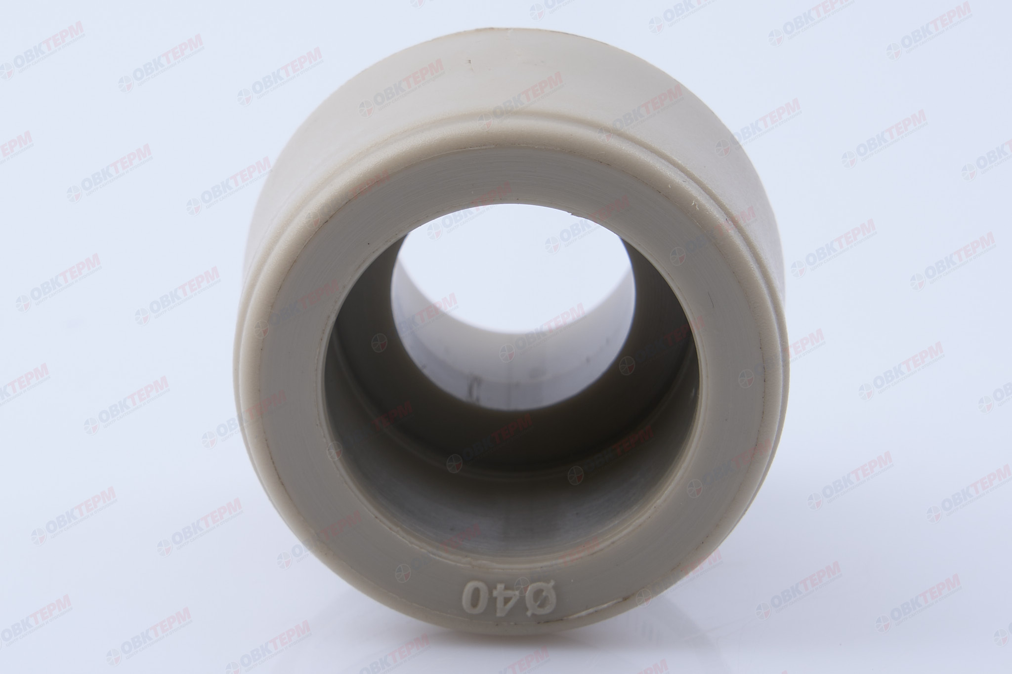 Муфта переход.  ВН  40*20   СЕРАЯ PP-R   (RTP)    (160/20) - миниатюра №4