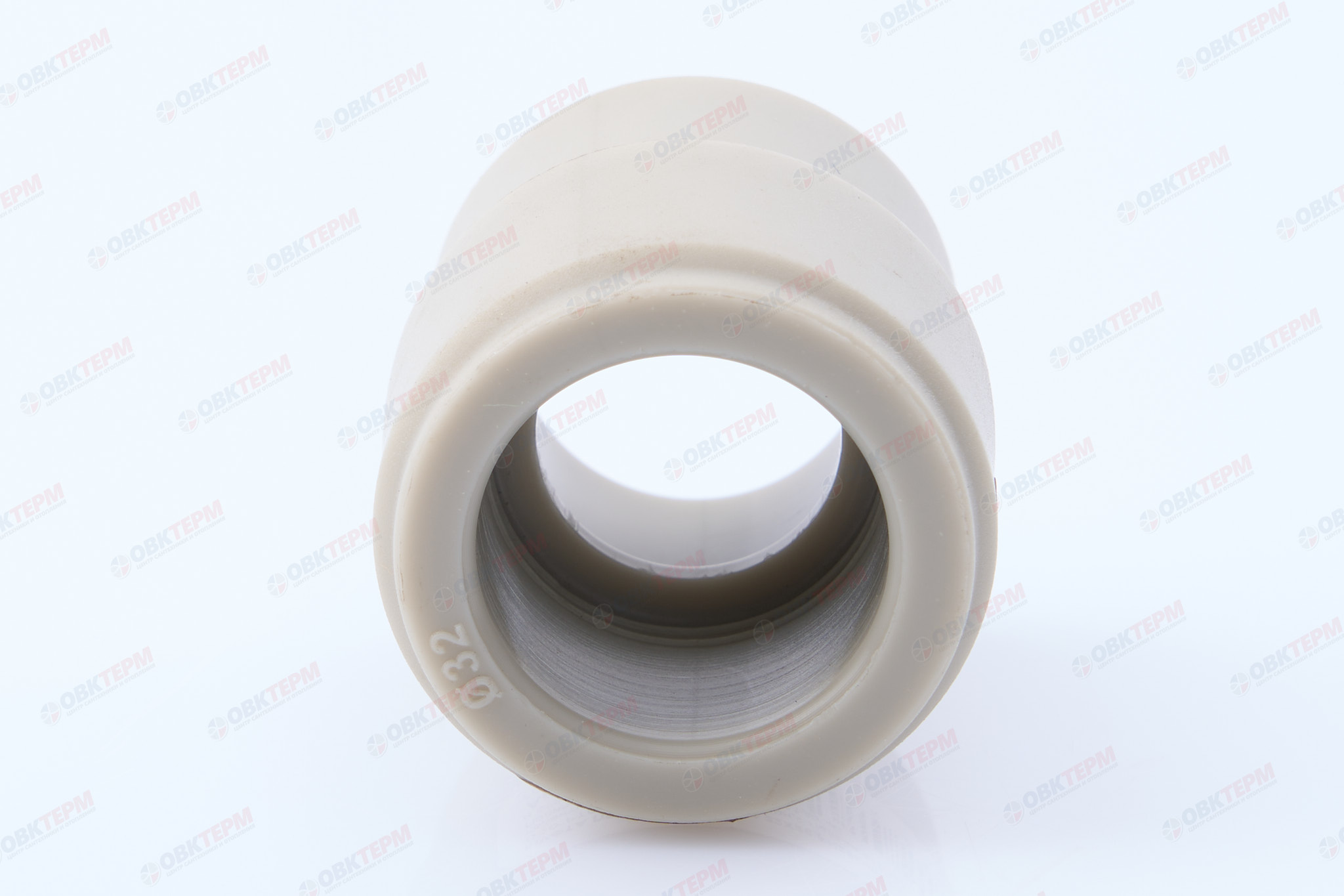 Муфта переход.  ВН  32*20   СЕРАЯ PP-R   (RTP)    (270/45) - миниатюра №4