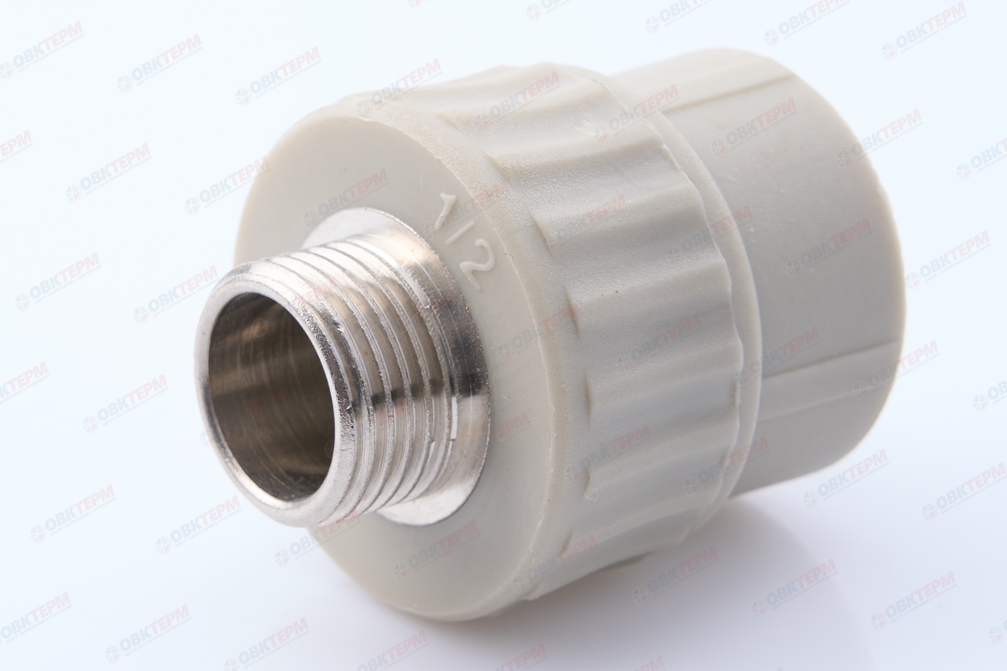 МРН  25 * 1/2"         (PP-R СЕРЫЙ  РОССИЯ)                                    (180/20) - Изображение №1