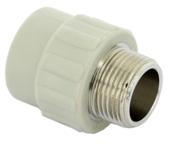 МРН  25 * 1/2"         (PP-R СЕРЫЙ  РОССИЯ)                                    (180/20) - Изображение №2