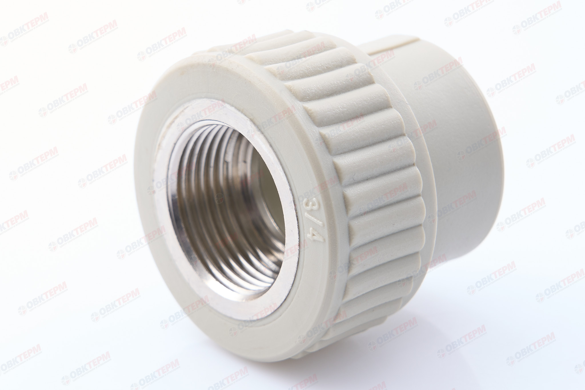 МРВ  25 * 3/4"         (PP-R СЕРЫЙ  РОССИЯ)                                     (160-10 шт) - Изображение №1