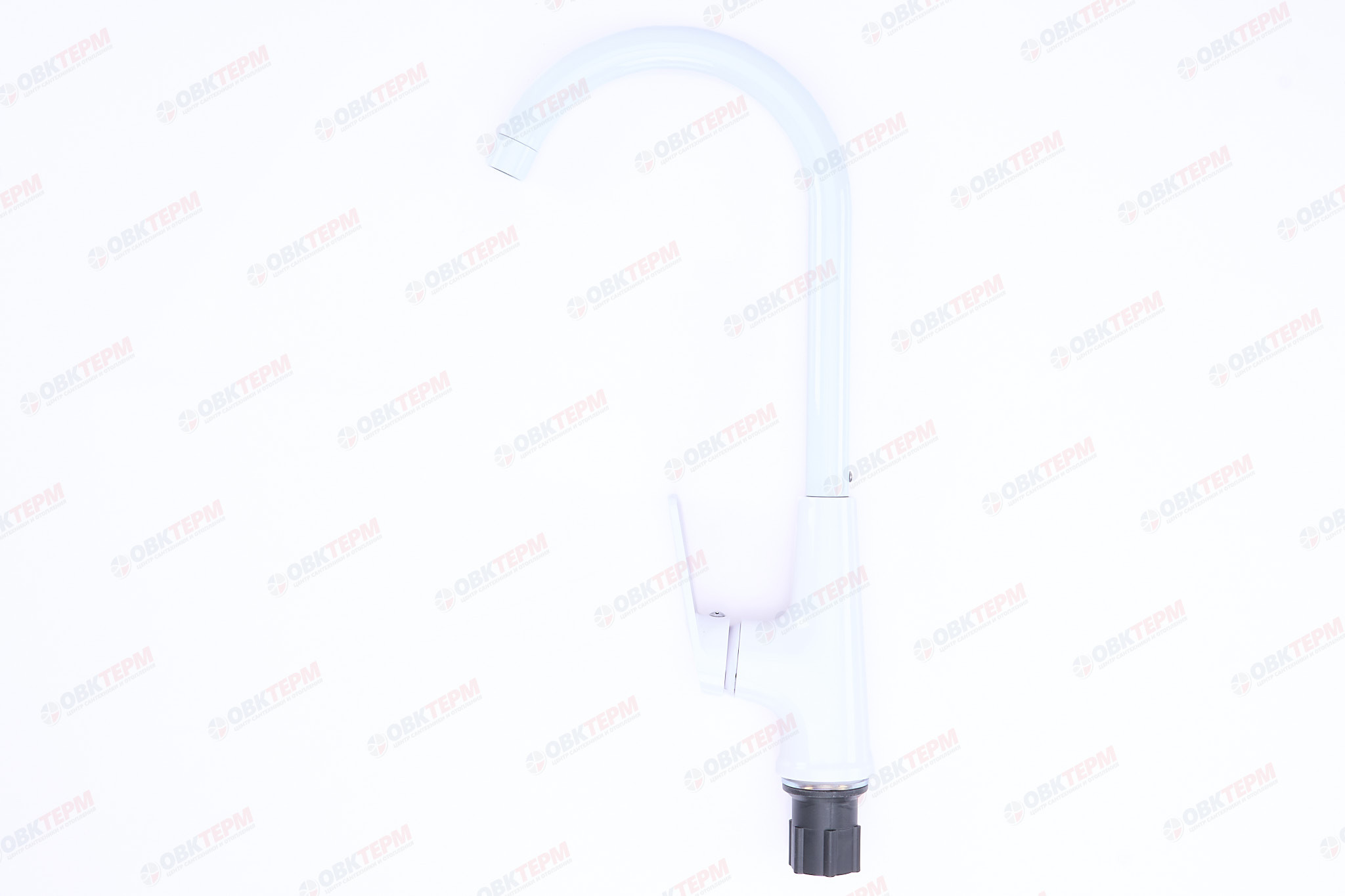 Смеситель д/кухни PLAMIX LUCAS-011 SET WHITE (гайка, Ø35, с подводкой) (16шт/ящ) - Изображение №2