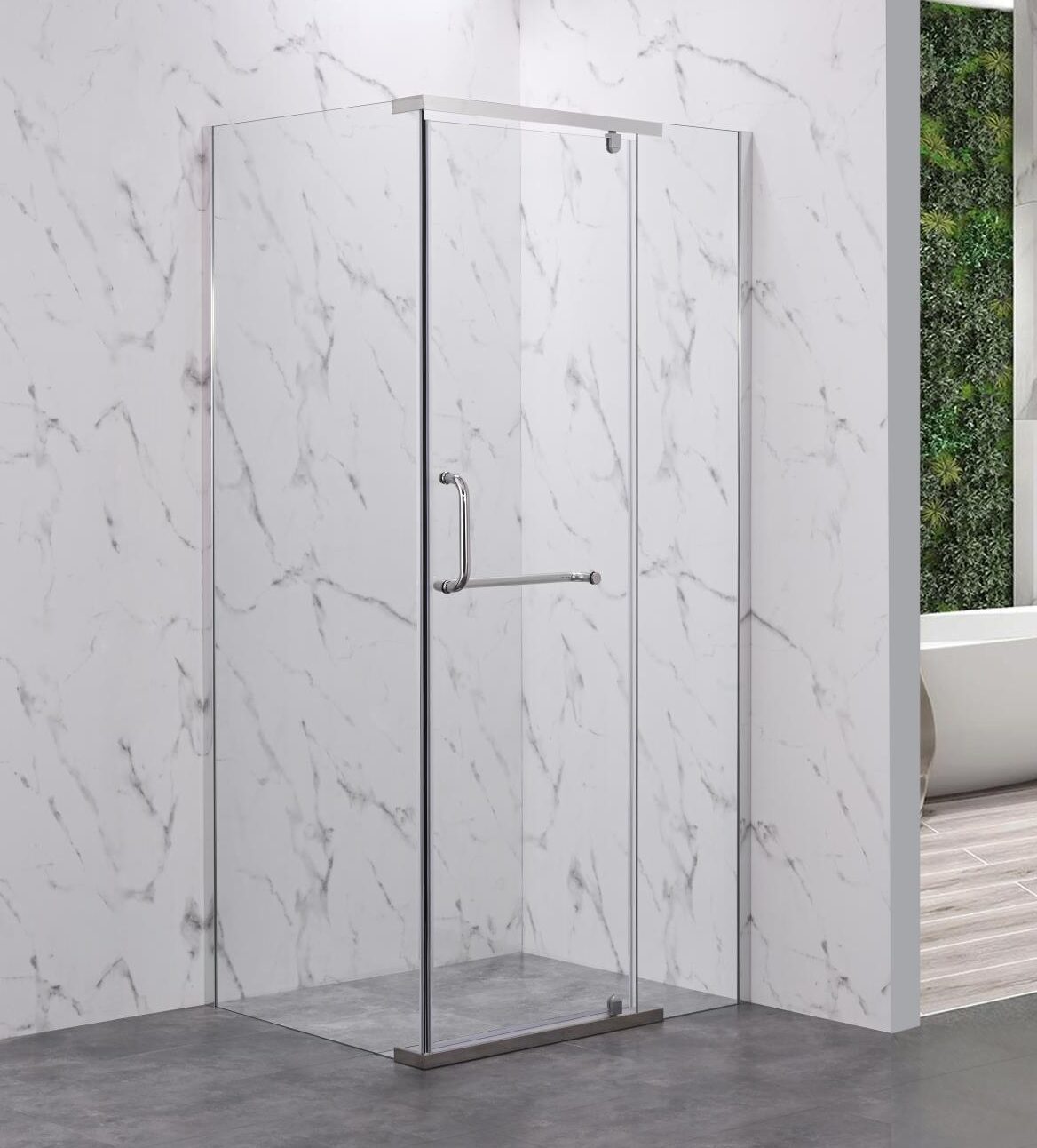 Душевое ограждение ОDА - С8028 (90*90*190) без поддона (1 место) - Изображение №1