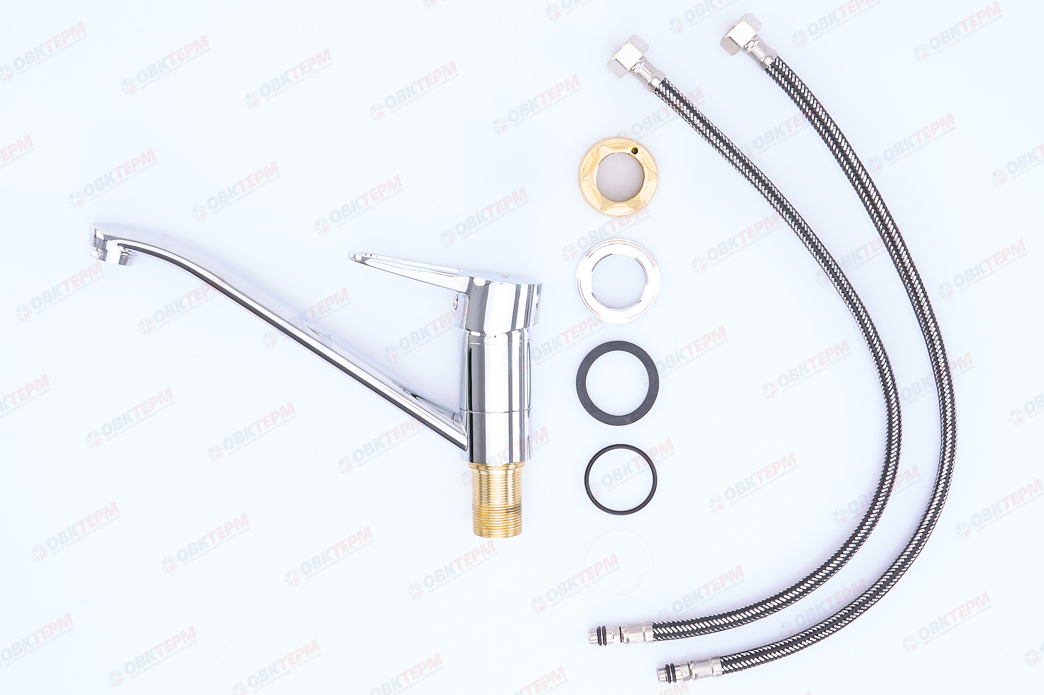 Смеситель д/кухни ZERIX SOP4-A 045  (катридж 35мм, на гайке)  10 шт/ящ - миниатюра №3