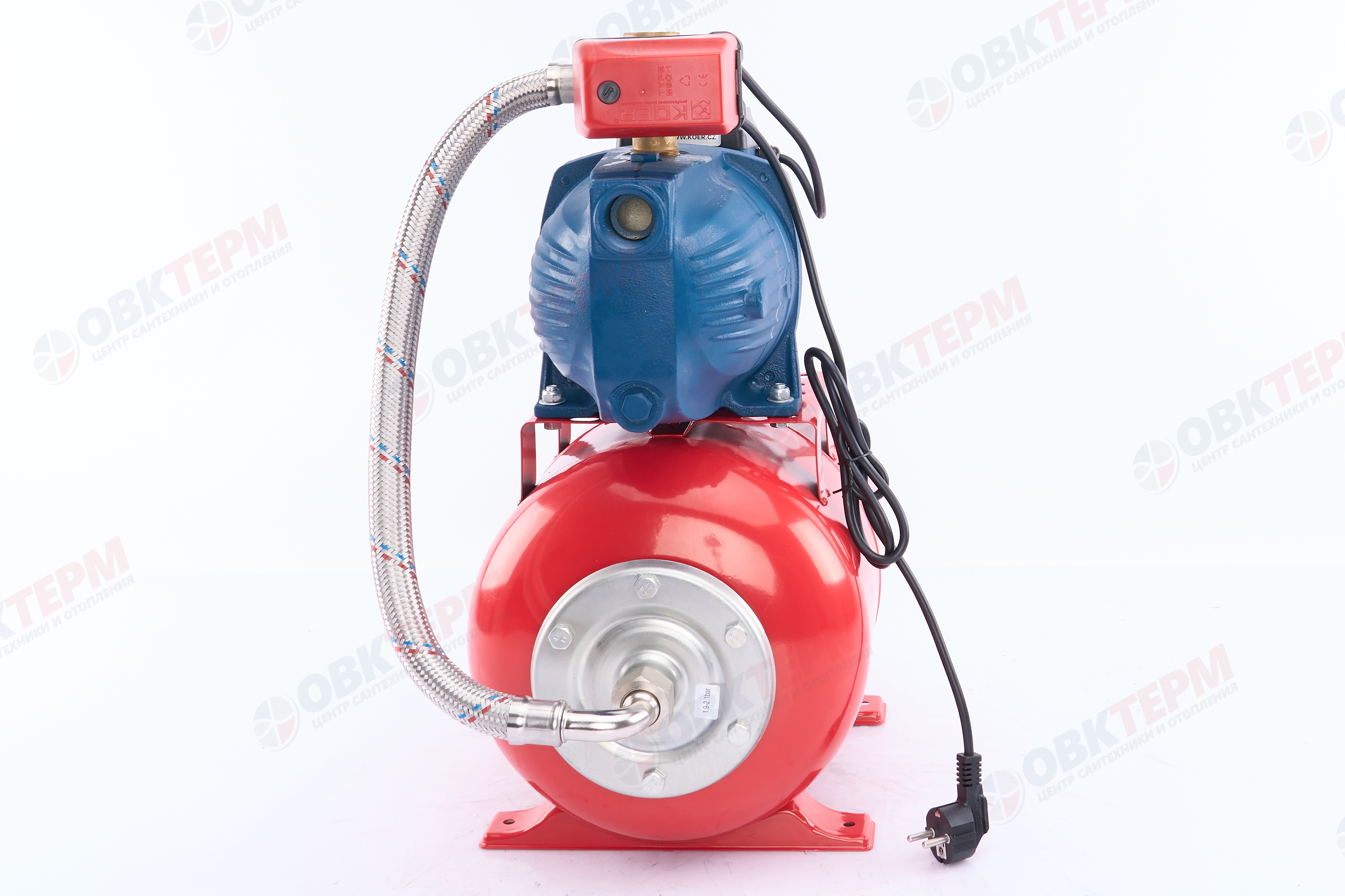 Станция насосная  AUTO KJW 1100  KOER  (1,1кВт/100л.м./52м) - Изображение №4