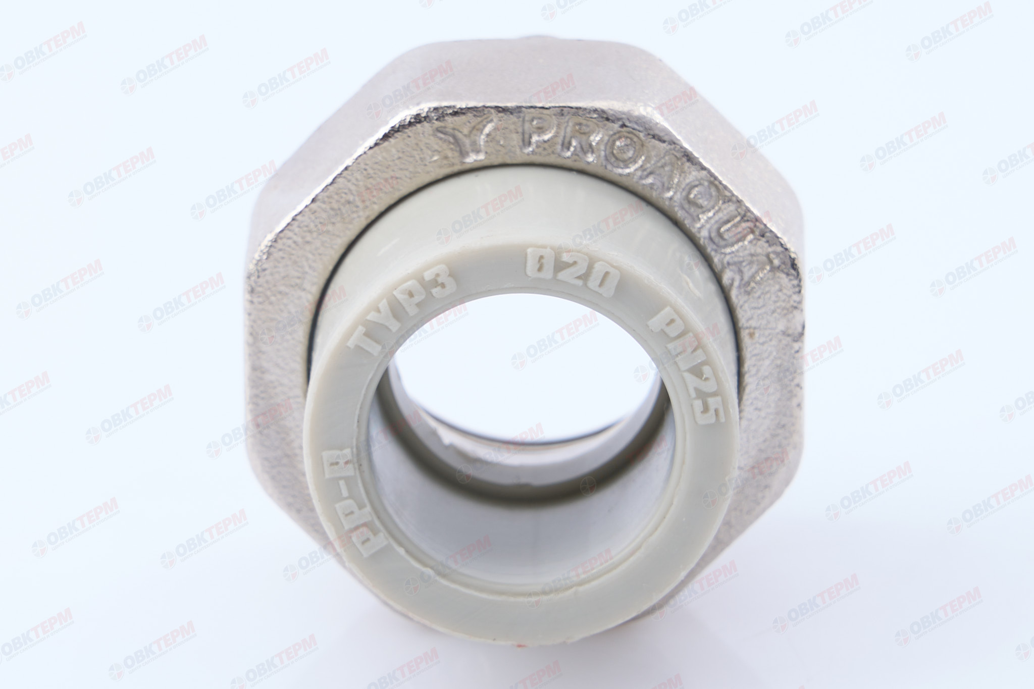 Разборное соединение   20 * 3/4" в   СЕРОЕ   (PRO AQUA)    (70/10) - Изображение №5
