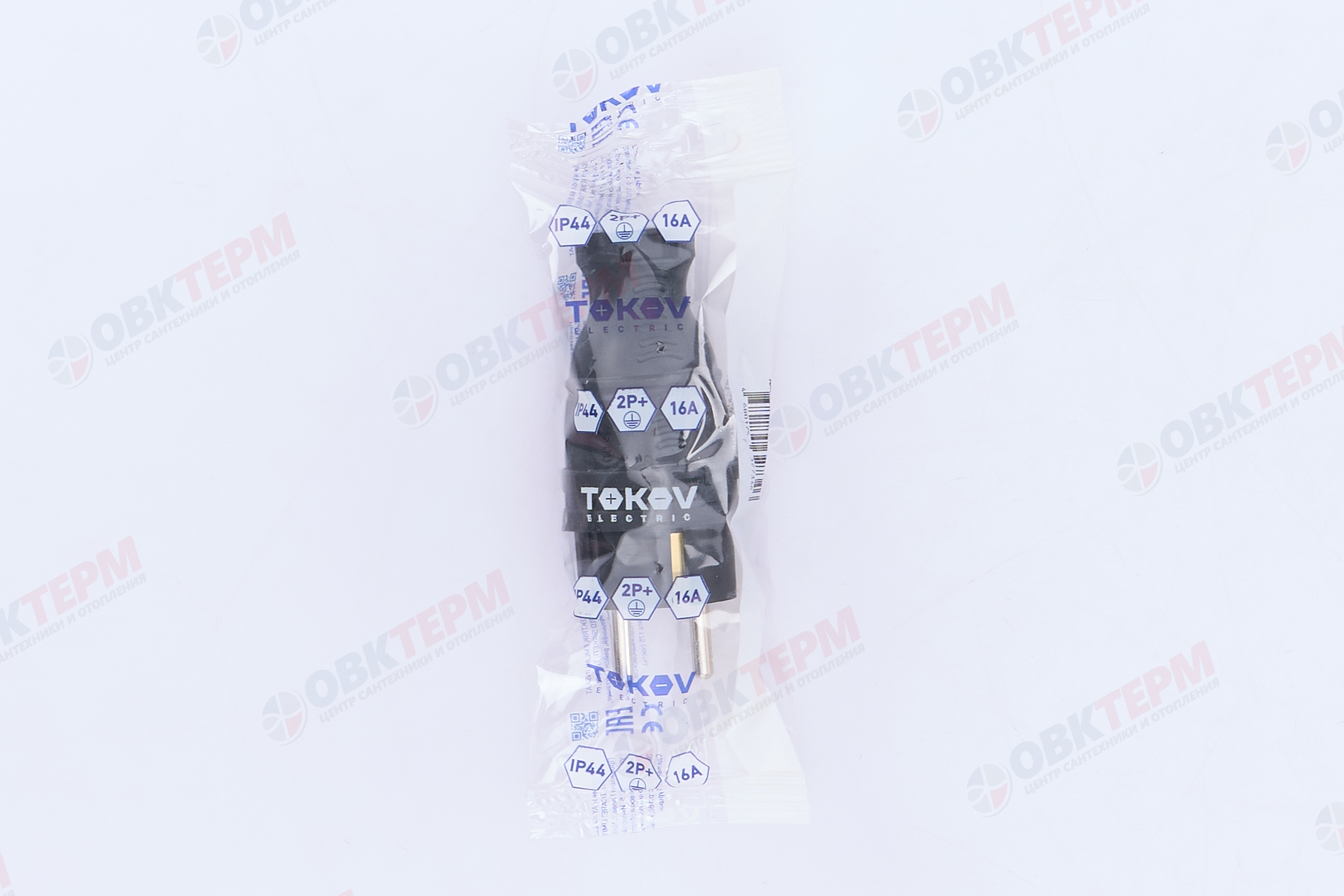 Вилка прямая 16А с заземл. каучук TOKOV ELECTRIC TKE-C05-KV-Z - миниатюра №8